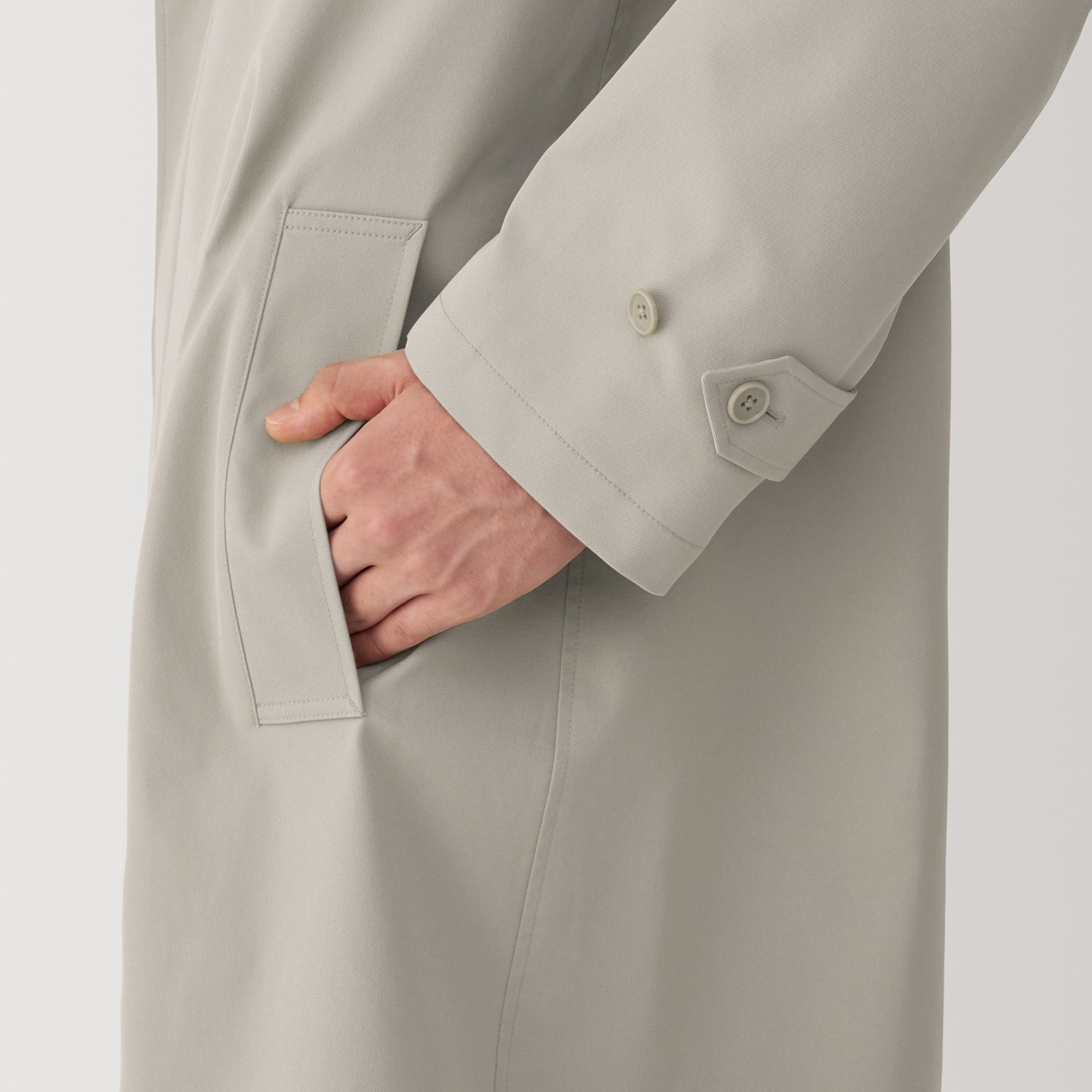 Men's Water Repellent Stand Fall Collar Coat