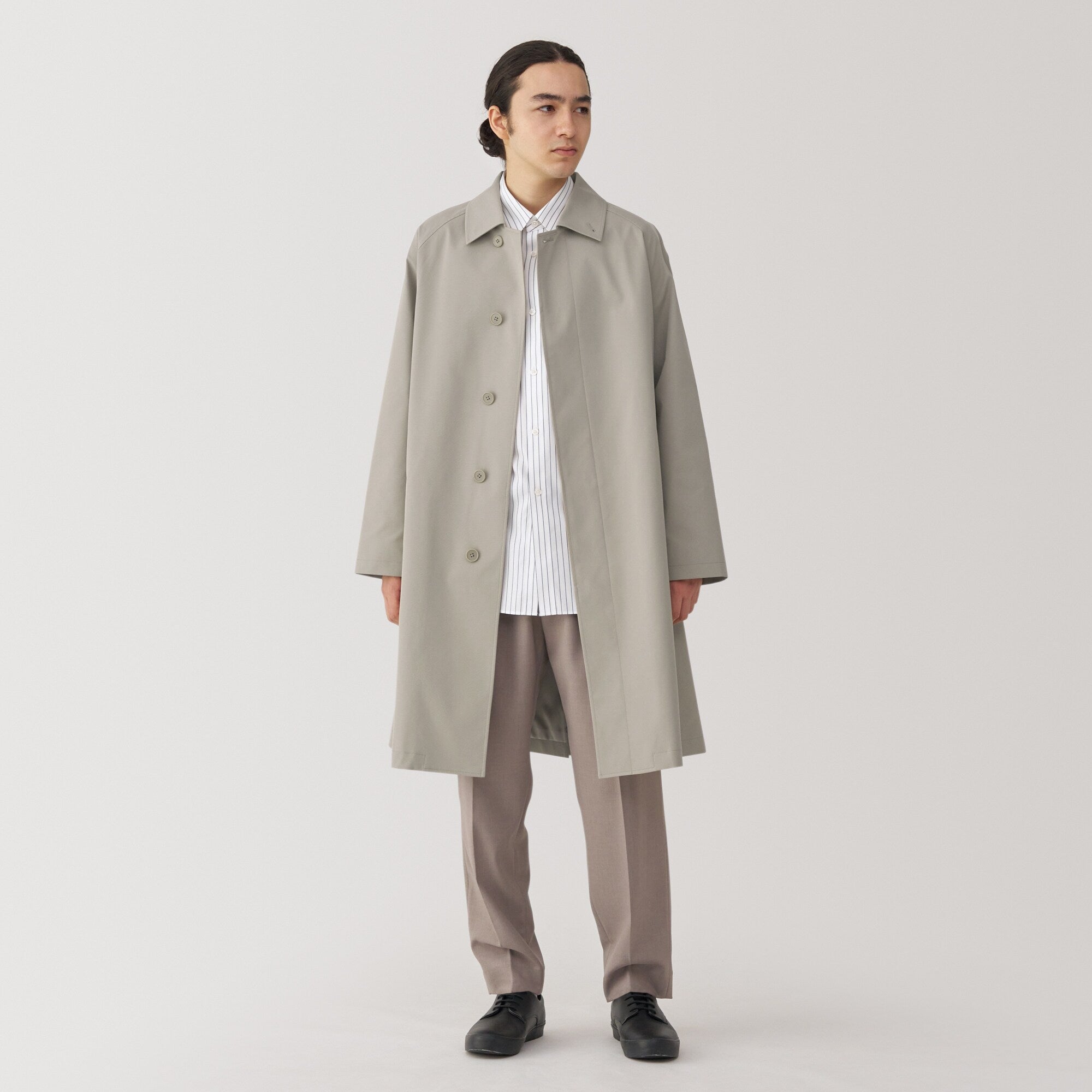 Men's Water Repellent Stand Fall Collar Coat
