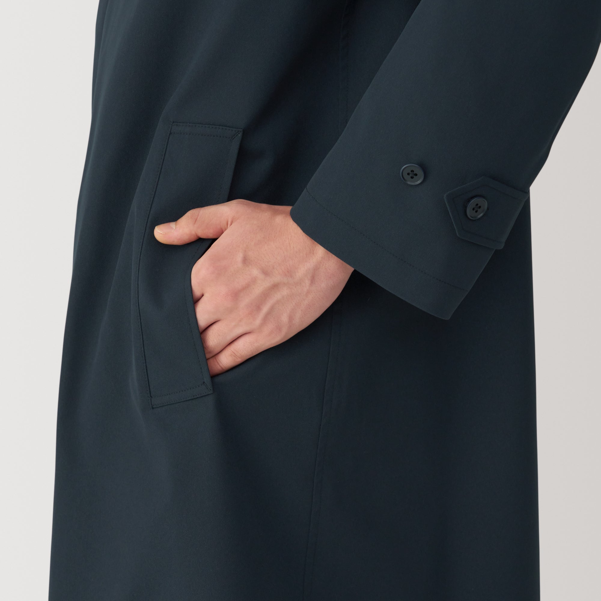 Men's Water Repellent Stand Fall Collar Coat
