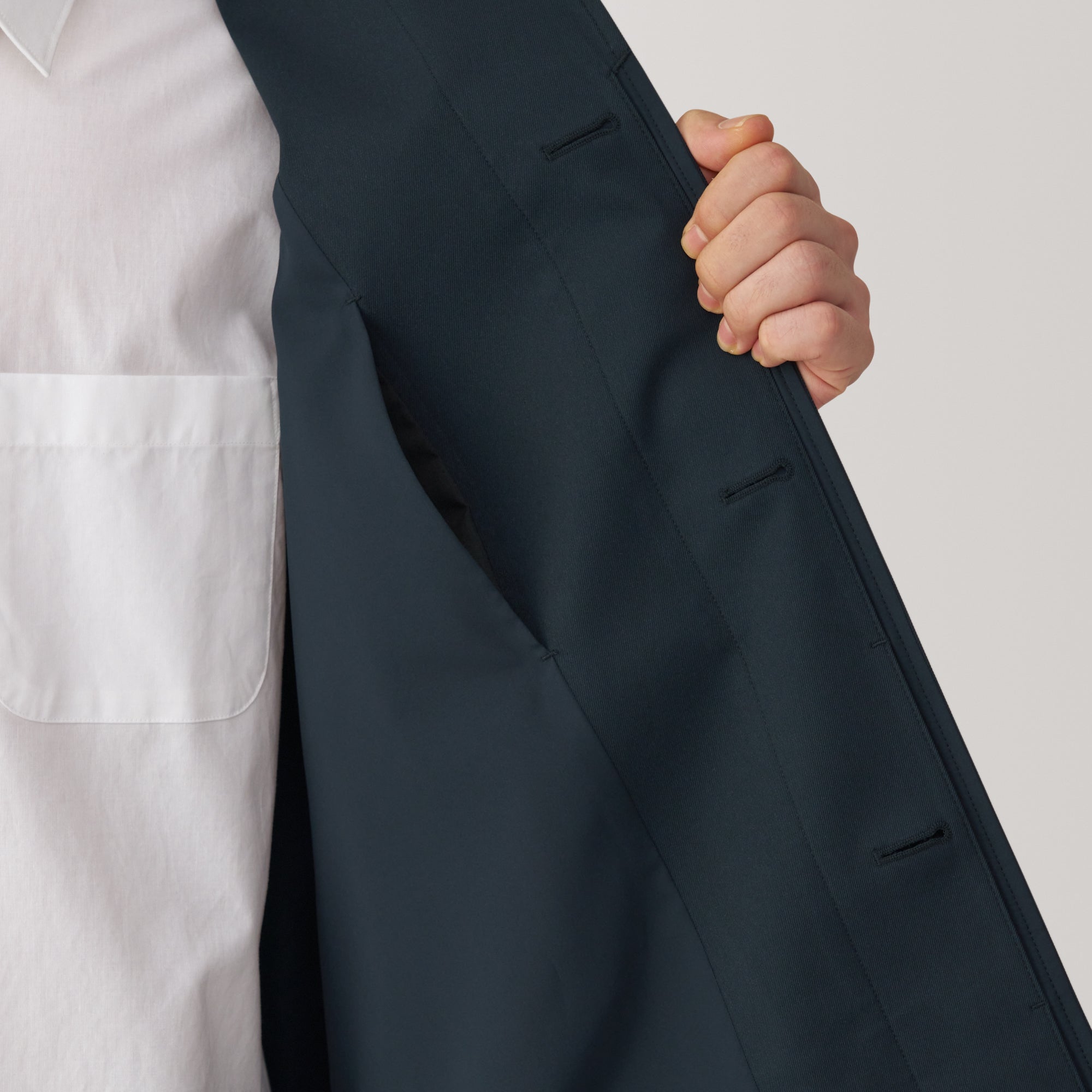 Men's Water Repellent Stand Fall Collar Coat