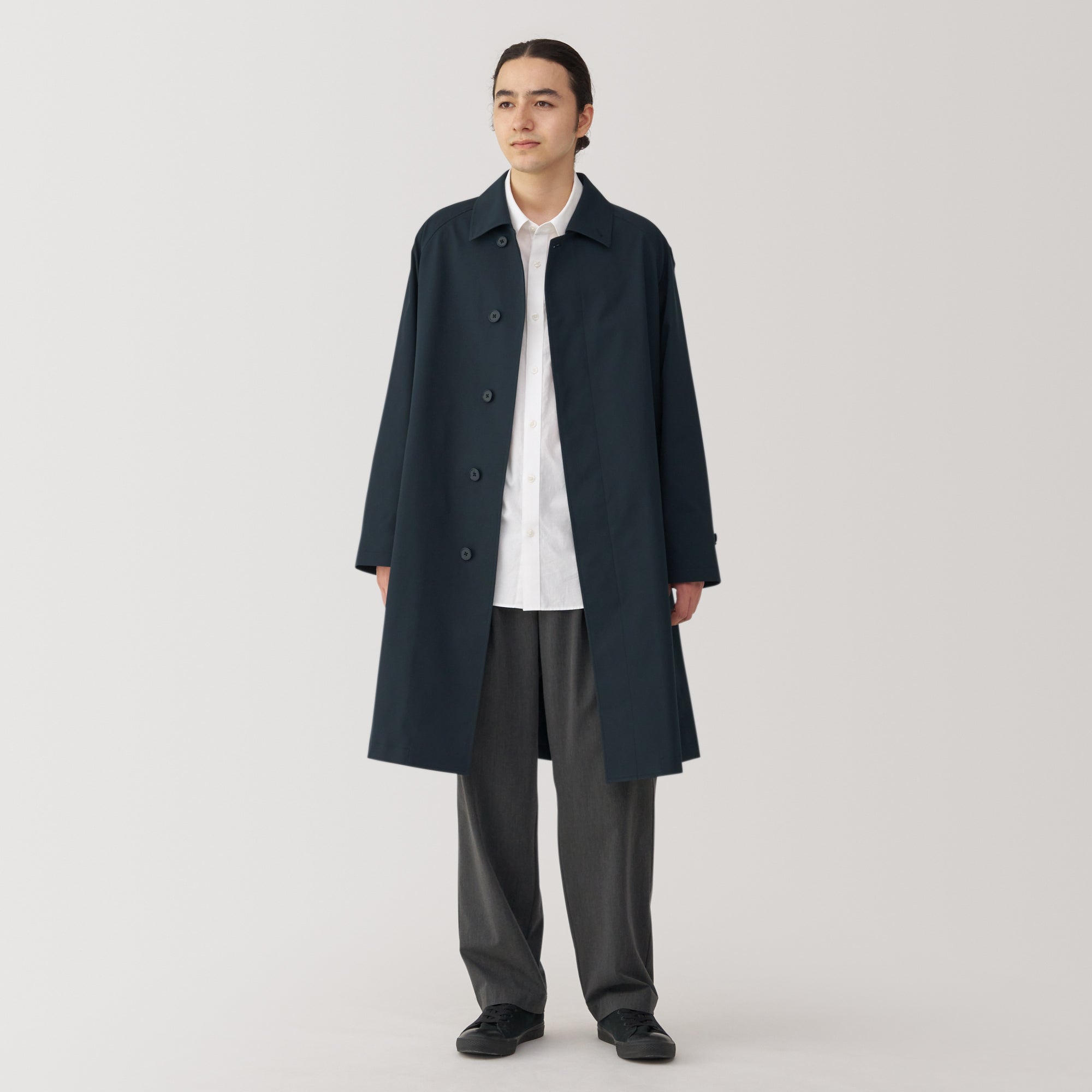 Men's Water Repellent Stand Fall Collar Coat