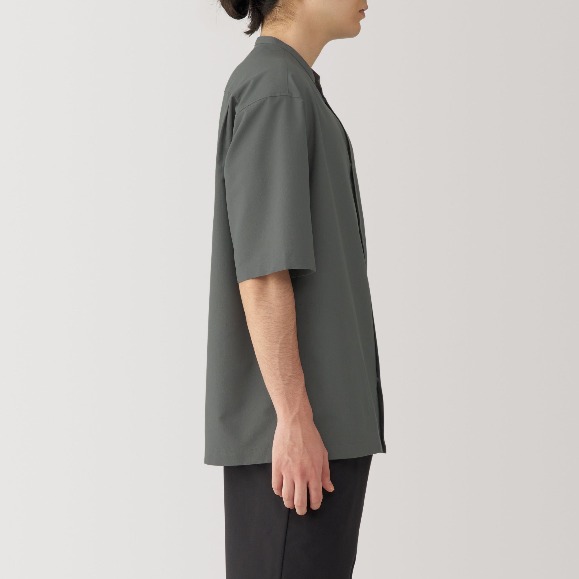 Men's Breathable Half Sleeve Collar Shirt