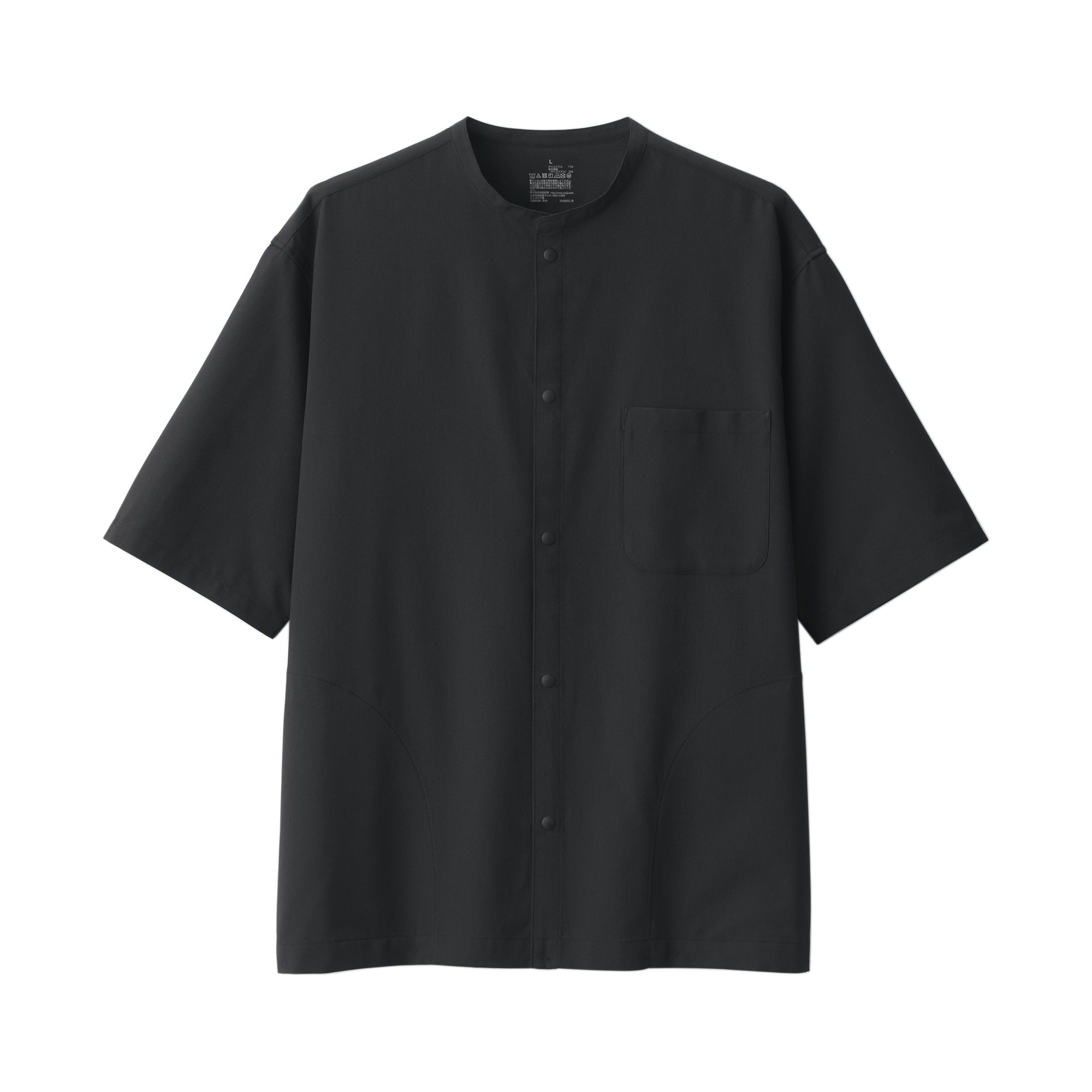 Men's Breathable Half Sleeve Collar Shirt