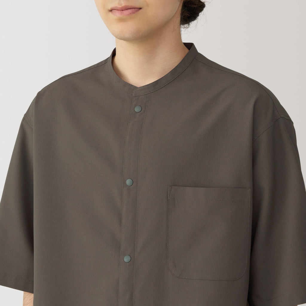 Men's Breathable Half Sleeve Collar Shirt