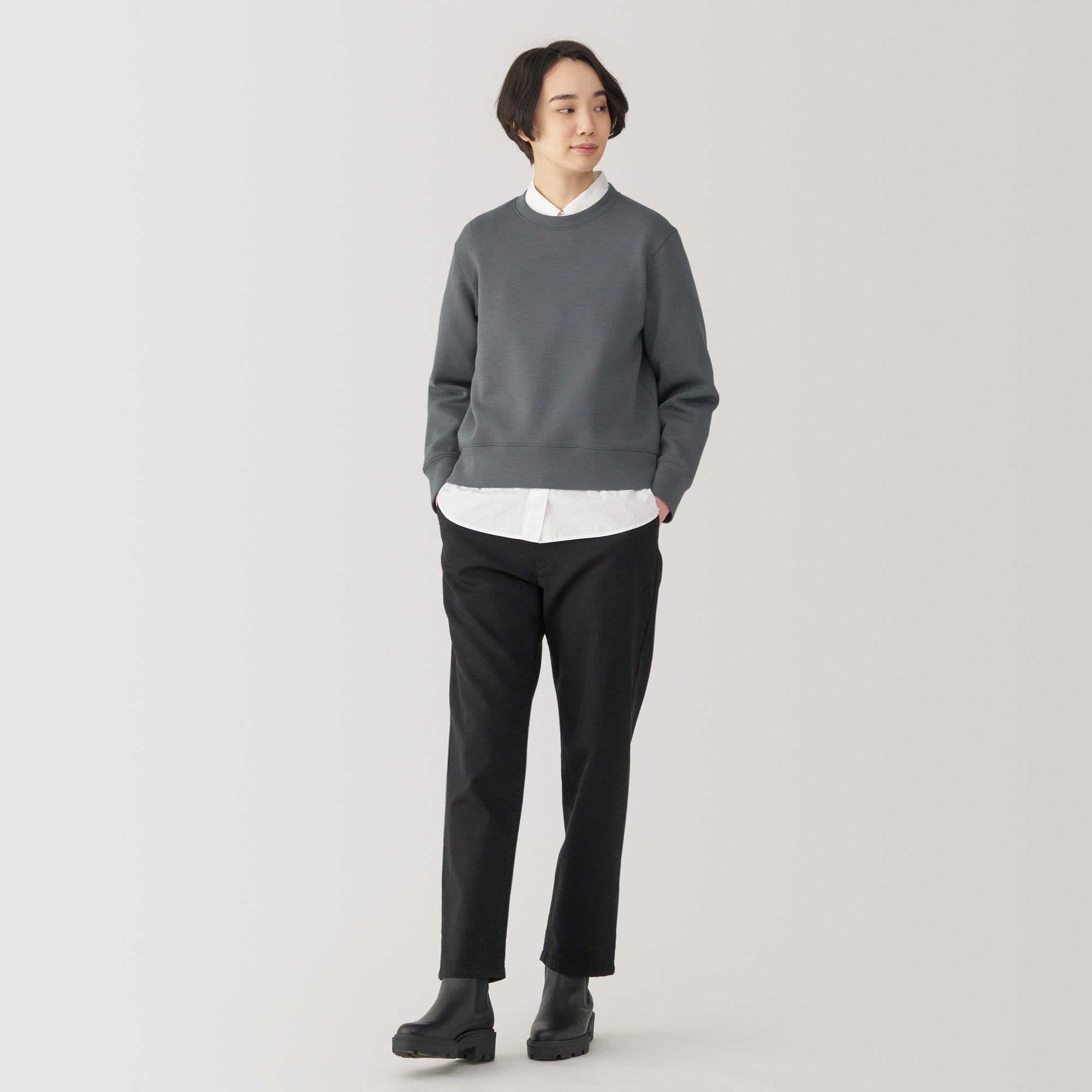 Women's Double Knitted Sweatshirt