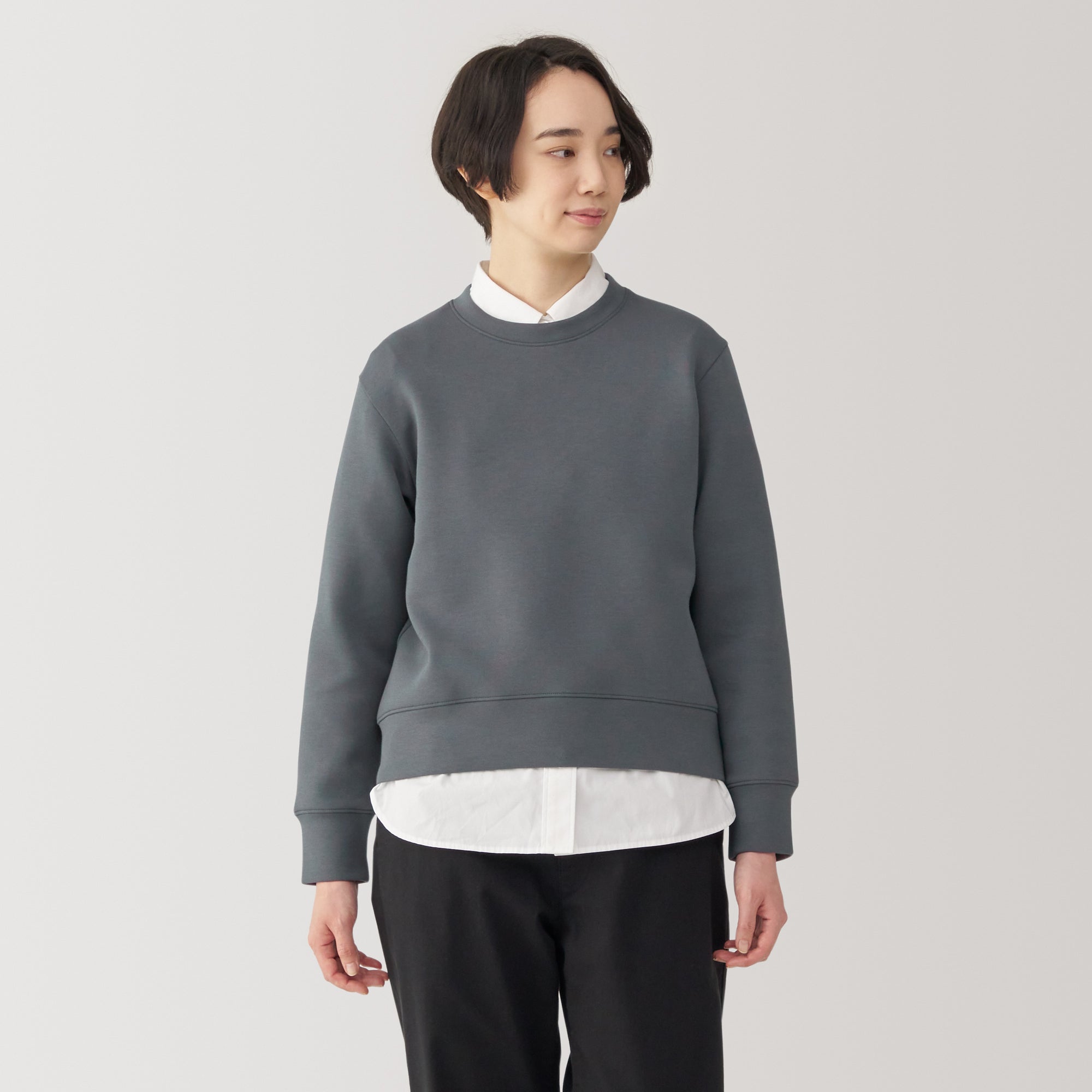 Women's Double Knitted Sweatshirt