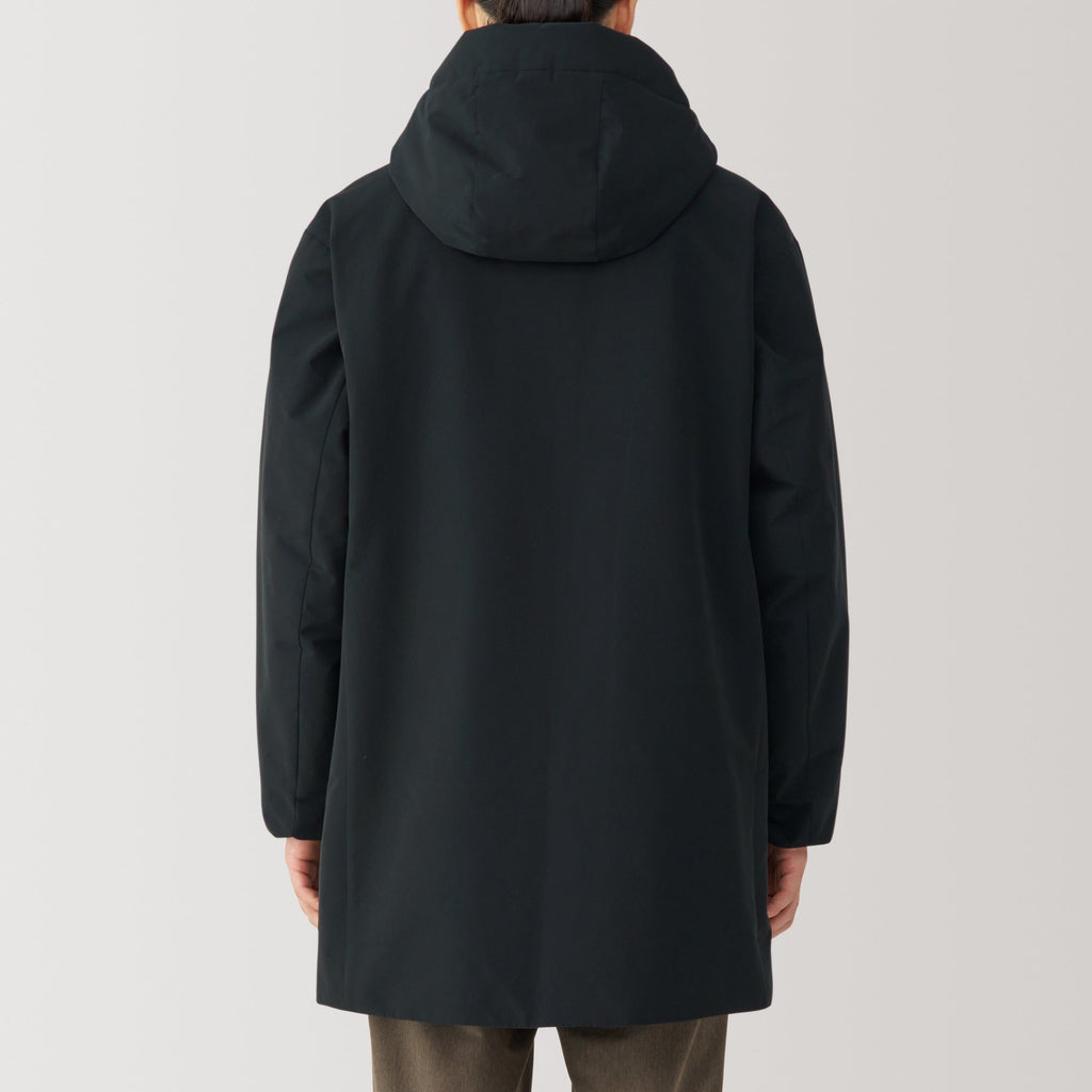 Men's Padding Hooded Half Coat