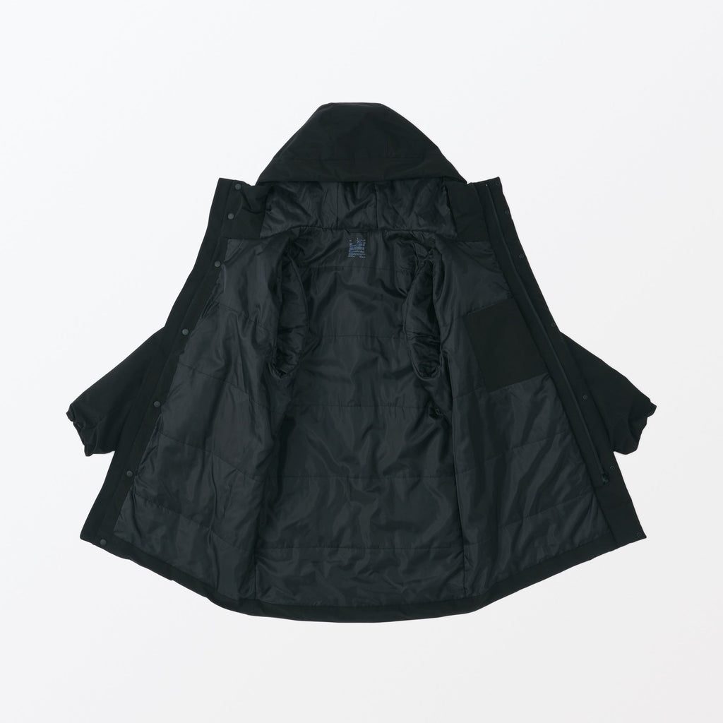 Men's Padding Hooded Half Coat