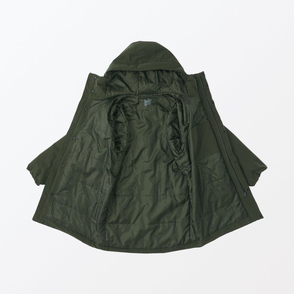 Men's Padding Hooded Half Coat