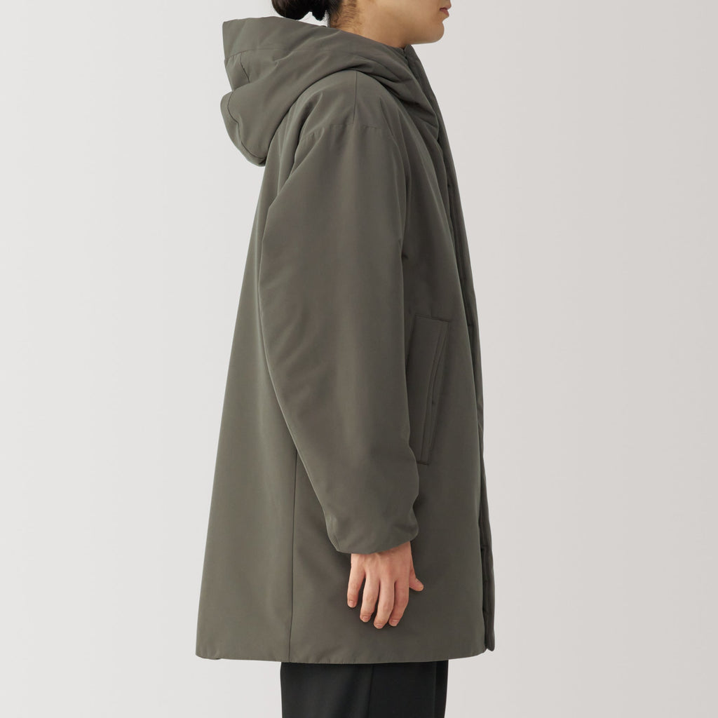 Men's Padding Hooded Half Coat
