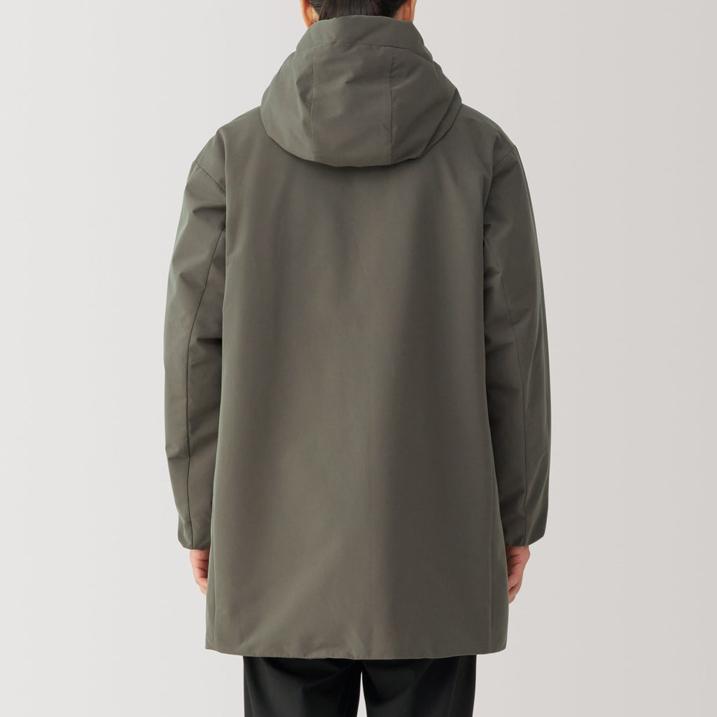 Men's Padding Hooded Half Coat