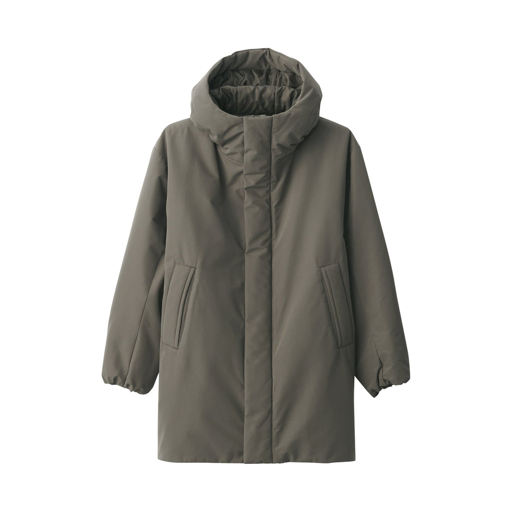 Men's Padding Hooded Half Coat