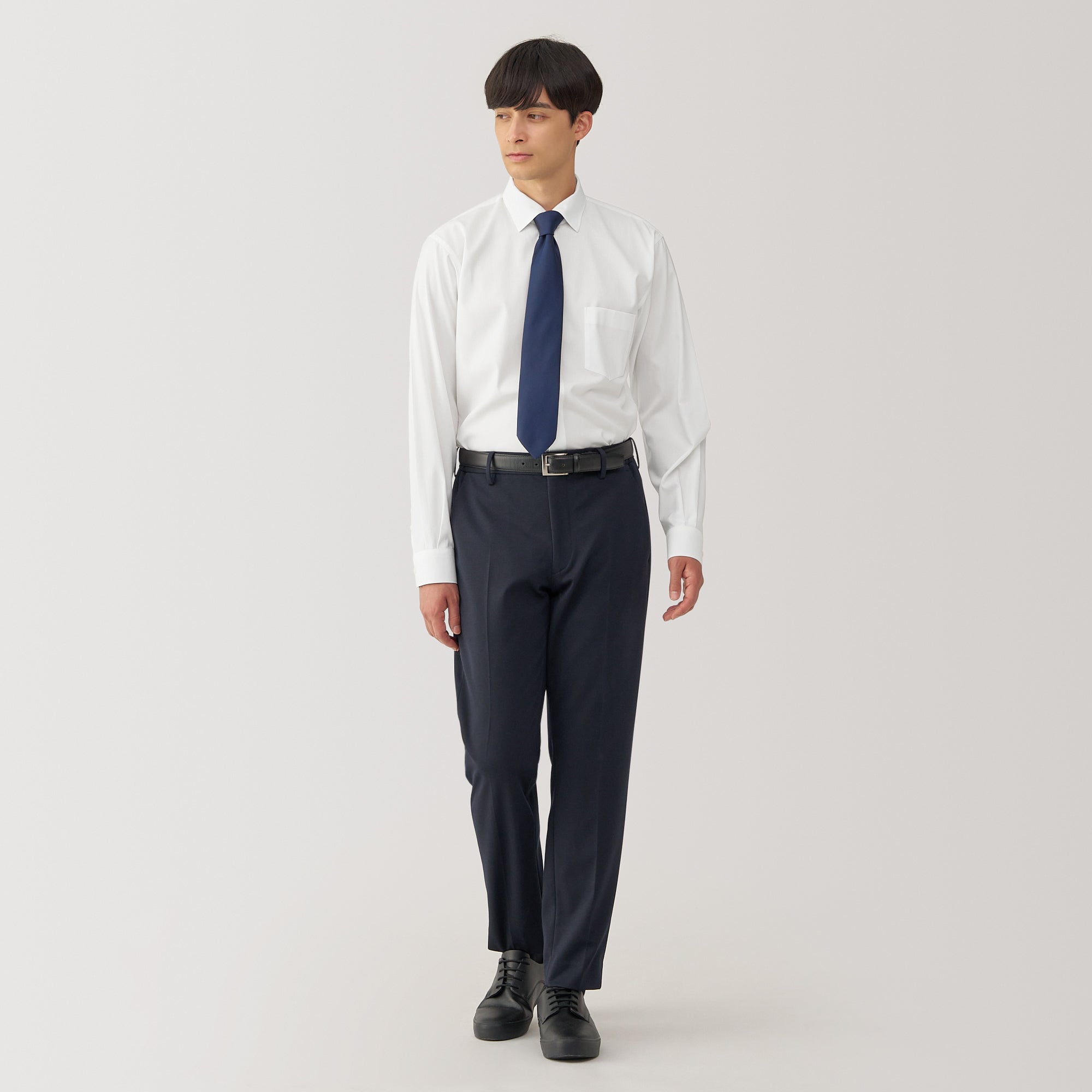 Men's Non-Iron Semi Wide Collar Shirt