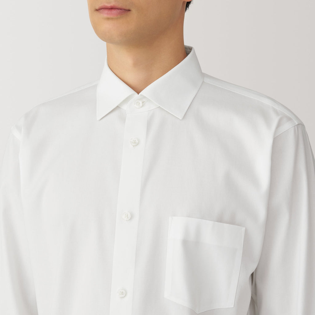 Men's Non-Iron Semi Wide Collar Shirt