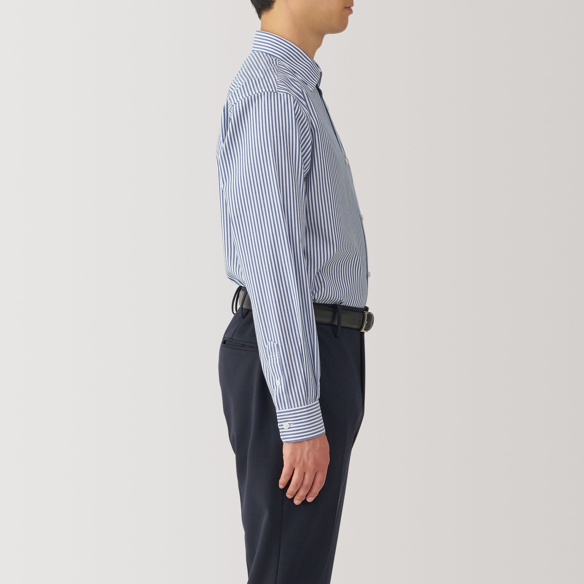 Men's Non-Iron Semi Wide Collar Shirt