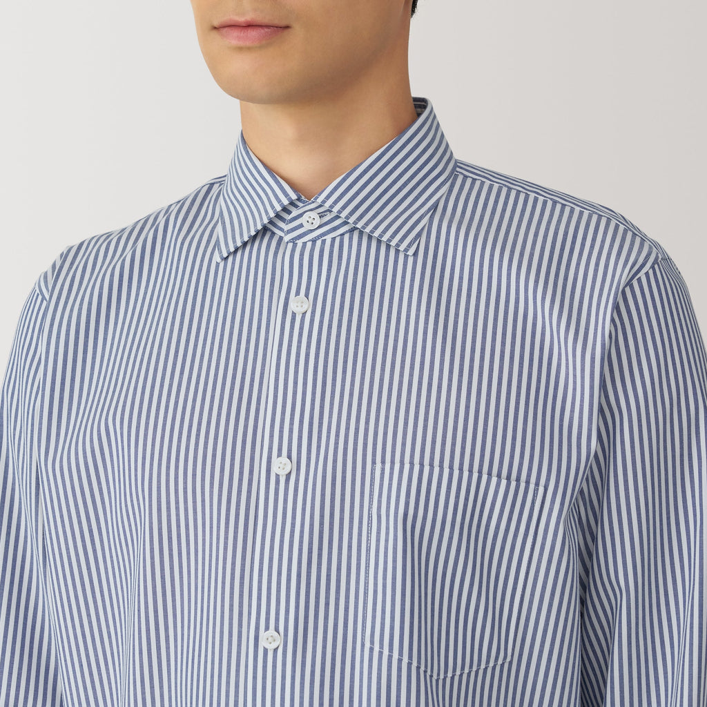 Men's Non-Iron Semi Wide Collar Shirt