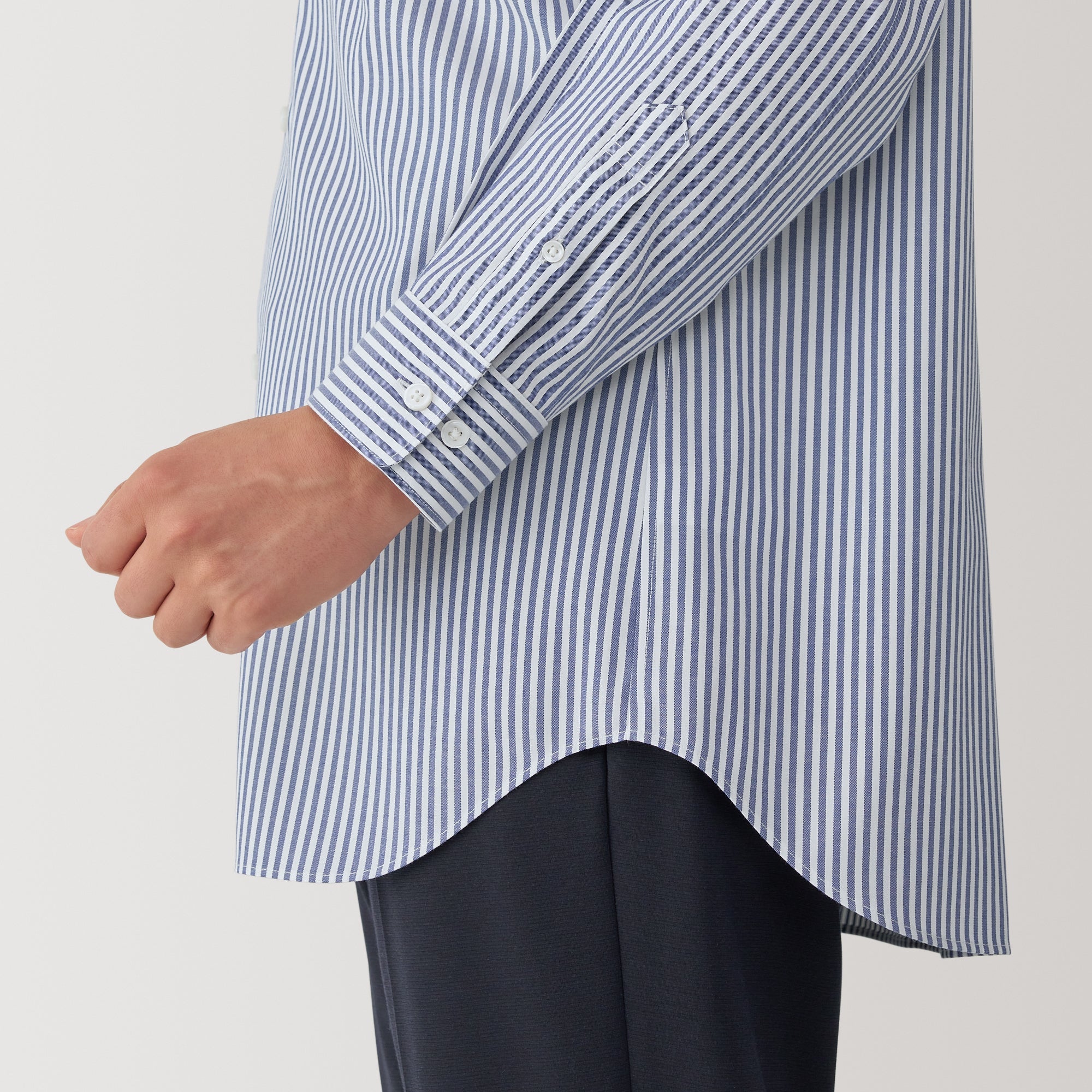 Men's Non-Iron Semi Wide Collar Shirt