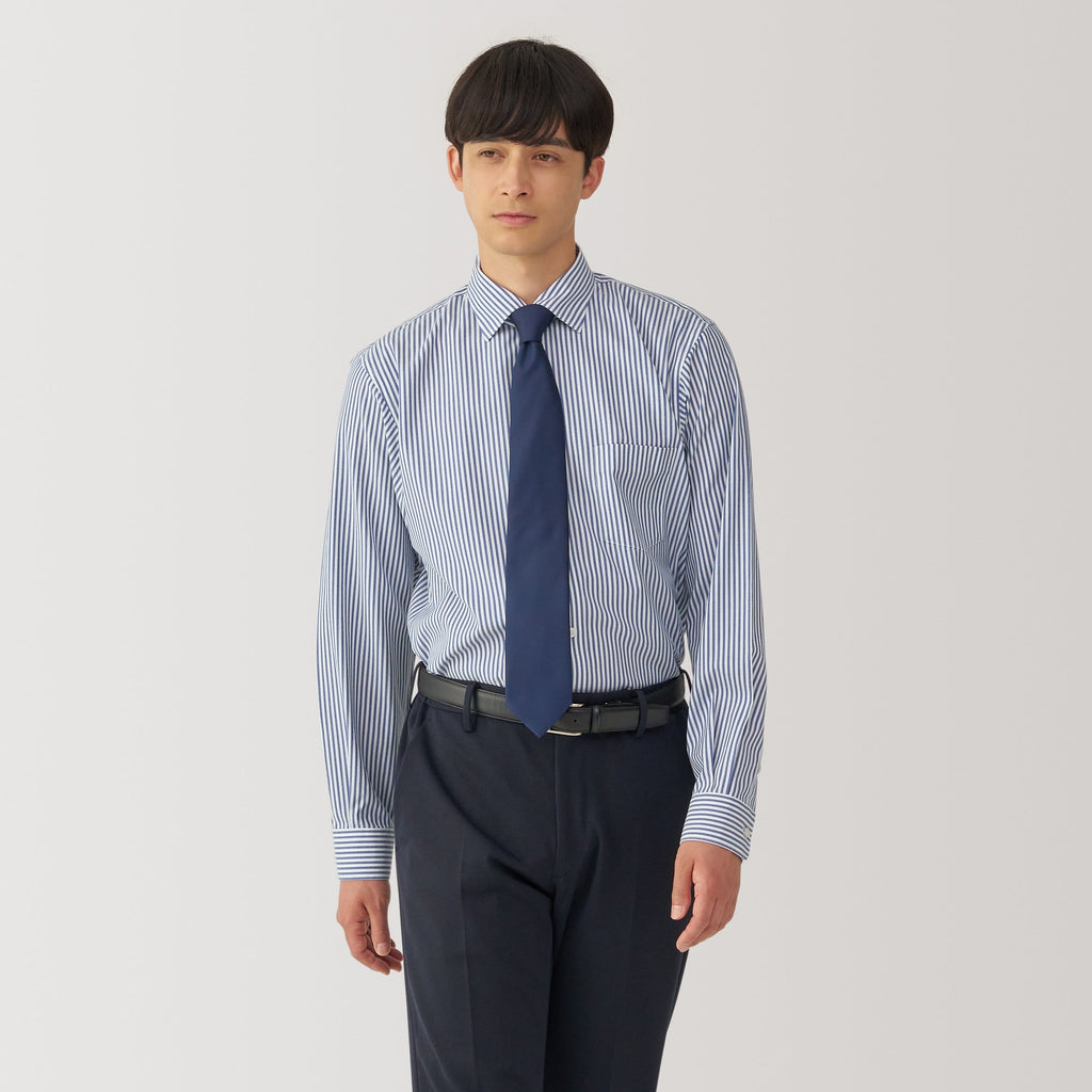 Men's Non-Iron Semi Wide Collar Shirt