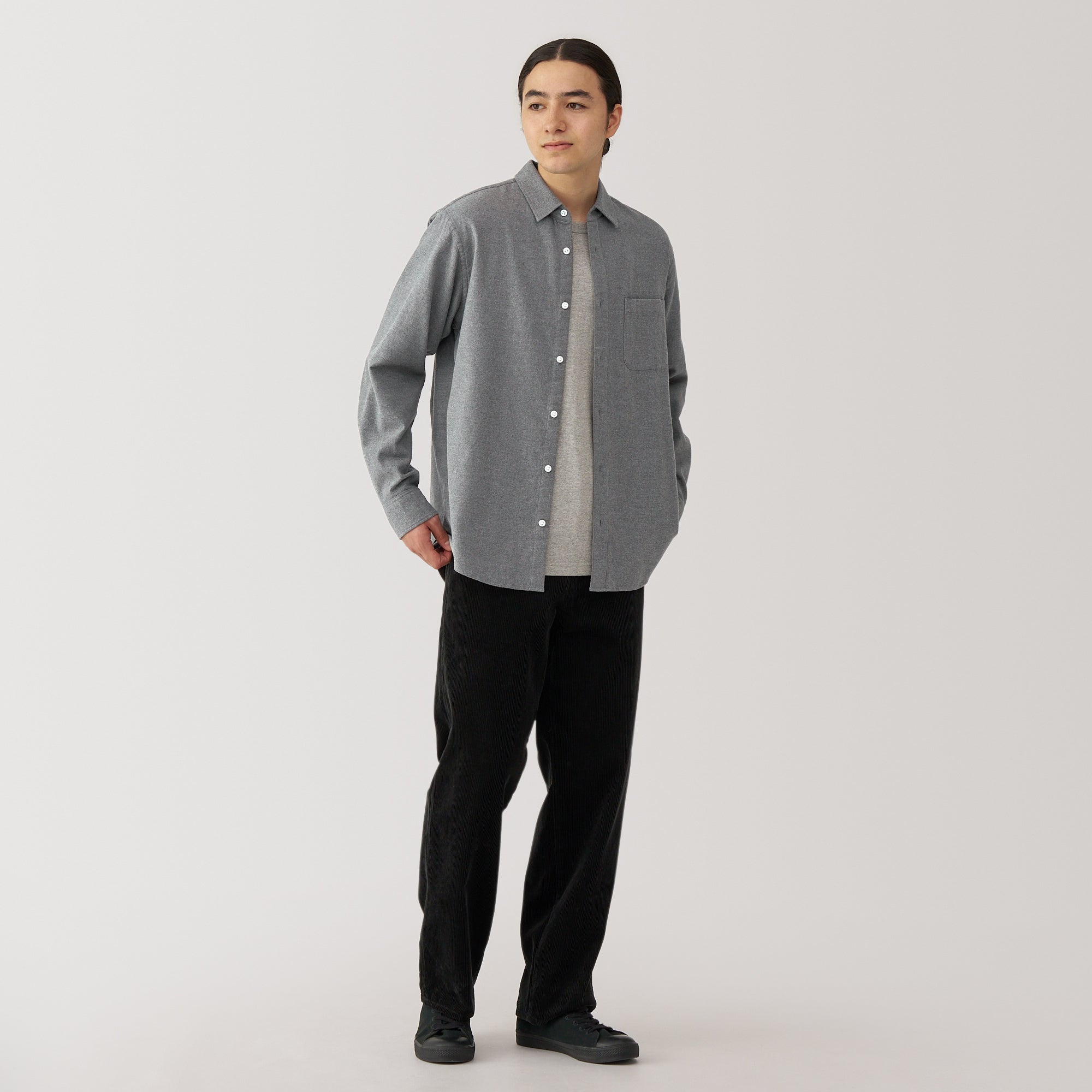 Men's Reclaimed Cotton Blend Flannel Shirt