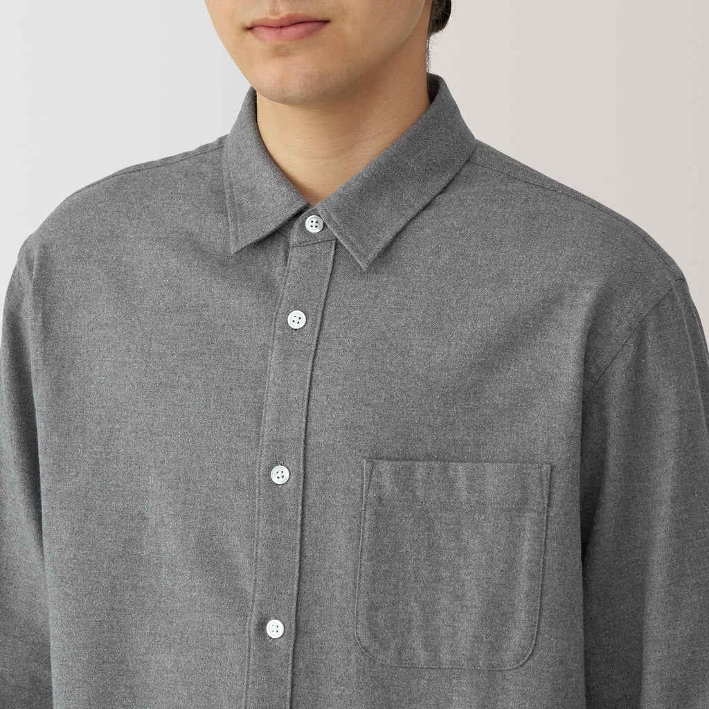 Men's Reclaimed Cotton Blend Flannel Shirt