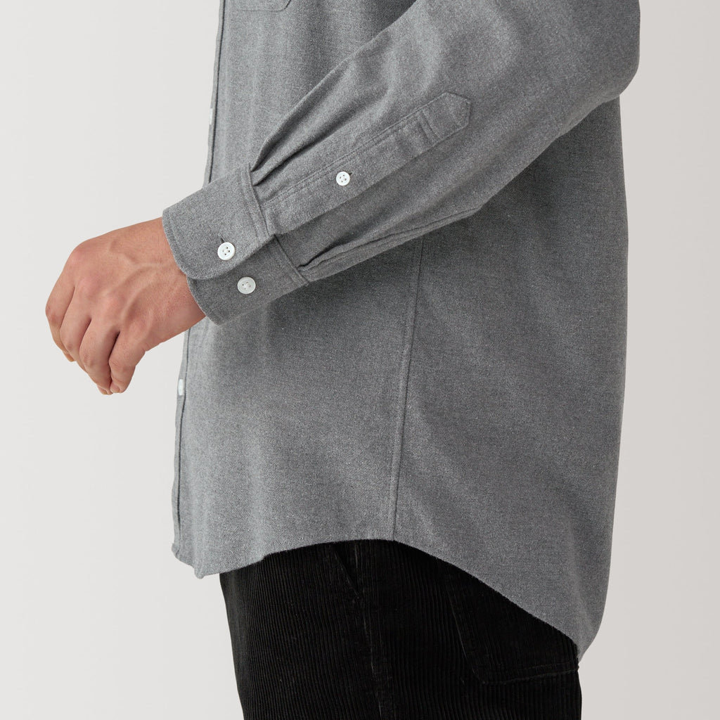 Men's Reclaimed Cotton Blend Flannel Shirt