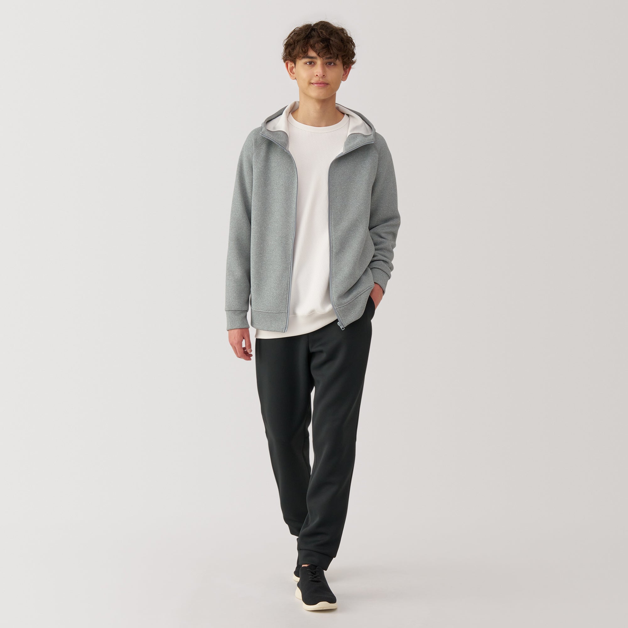 Men's UV Protection Quick Dry Zip Hooded Sweatshirt