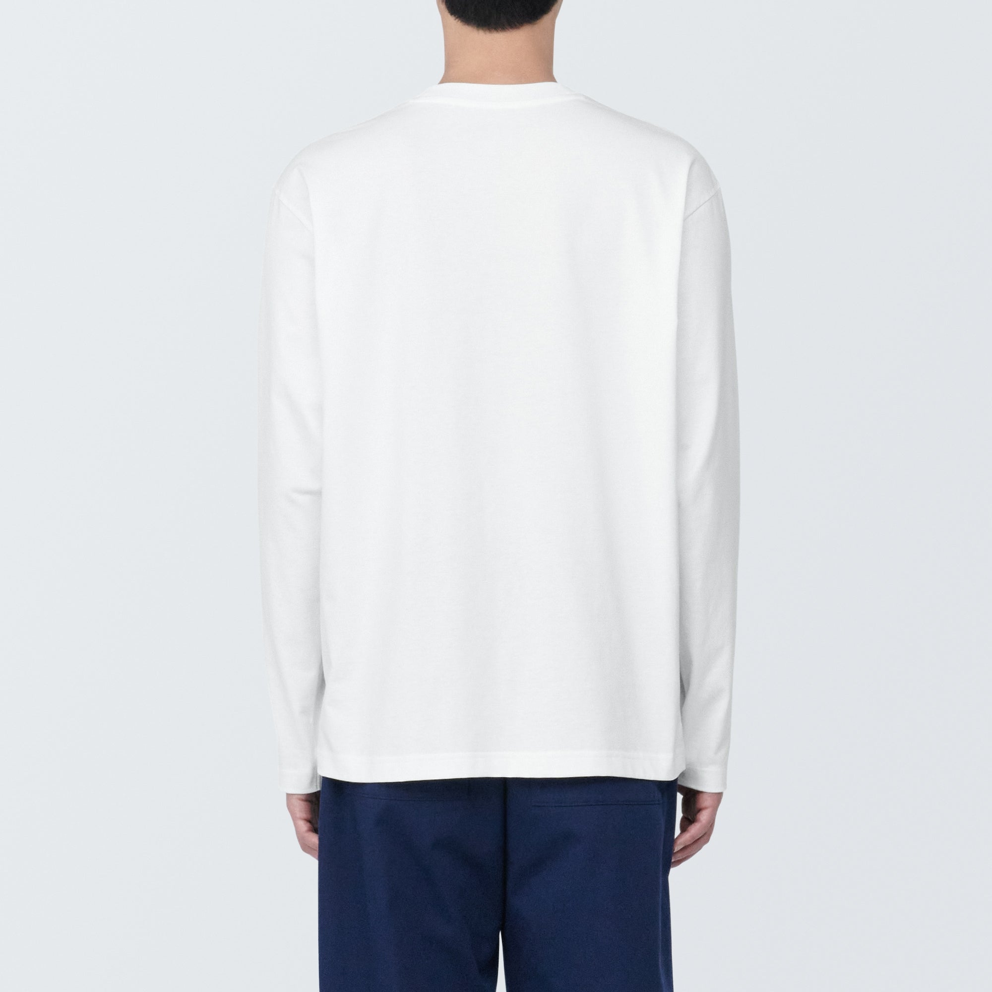 Men's Jersey Crew Neck Long Sleeve T-Shirt