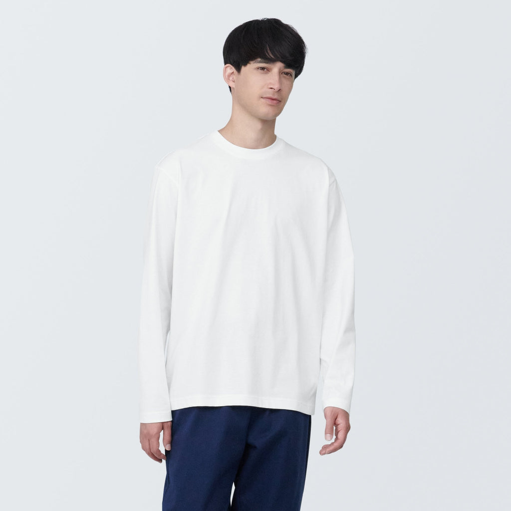 Men's Jersey Crew Neck Long Sleeve T-Shirt