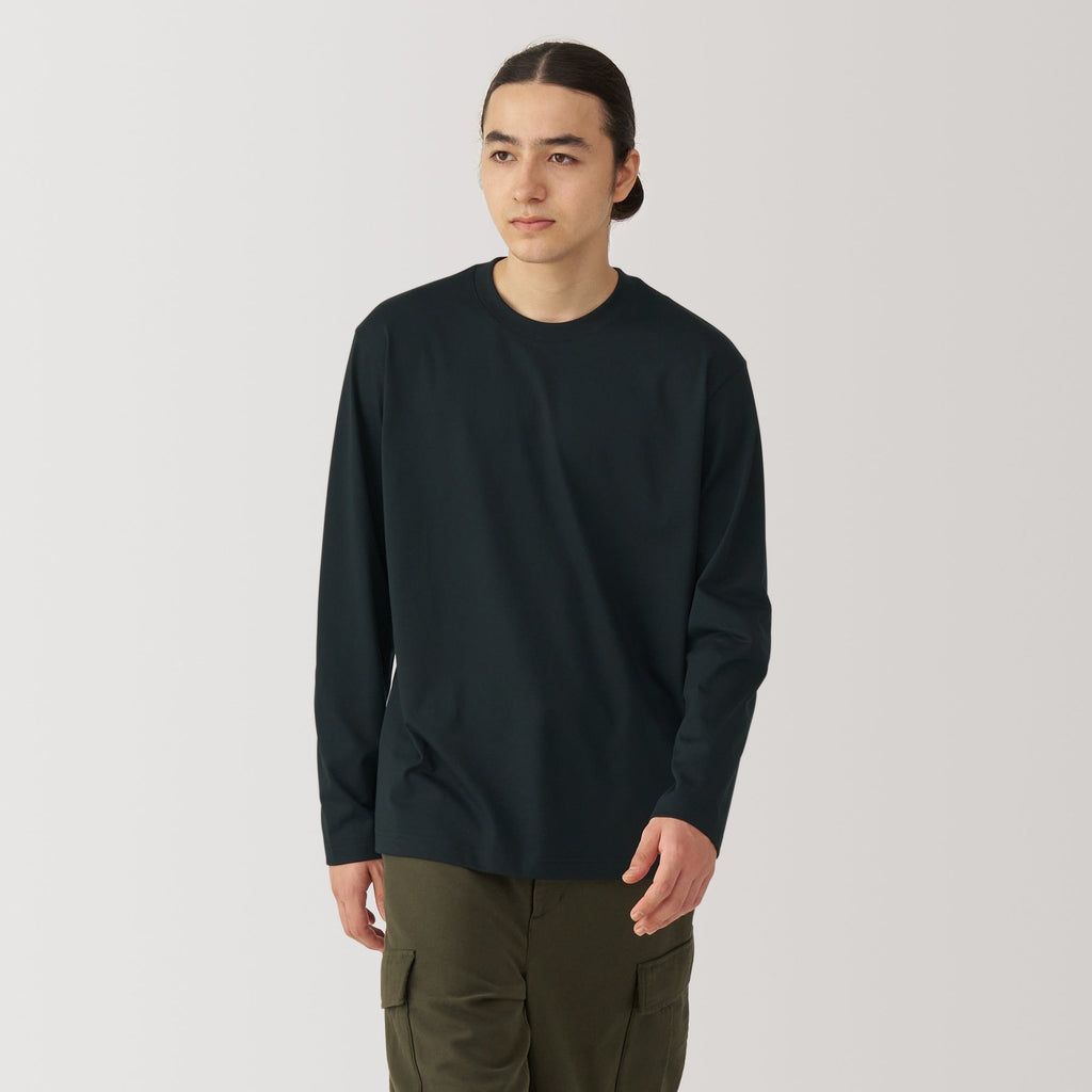 Men's Jersey Crew Neck Long Sleeve T-Shirt