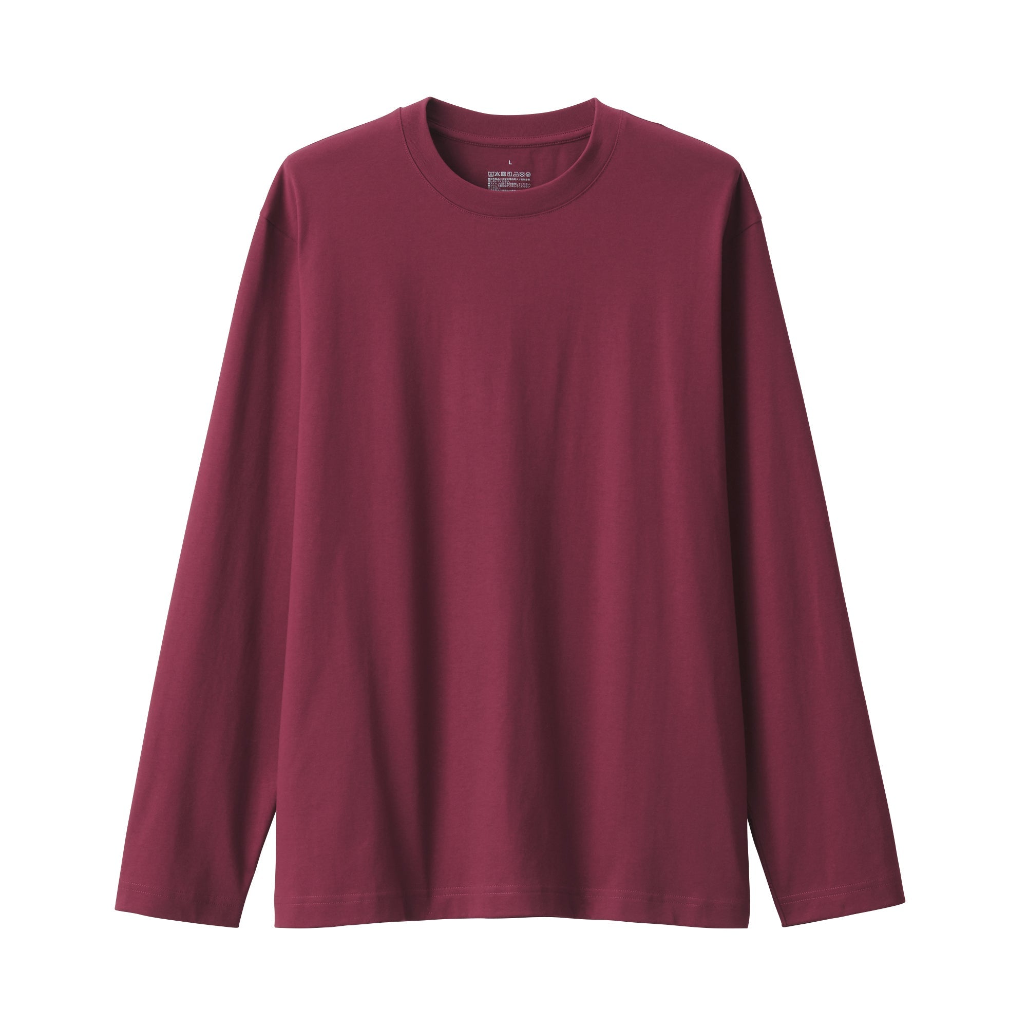 Men's Jersey Crew Neck Long Sleeve T-Shirt