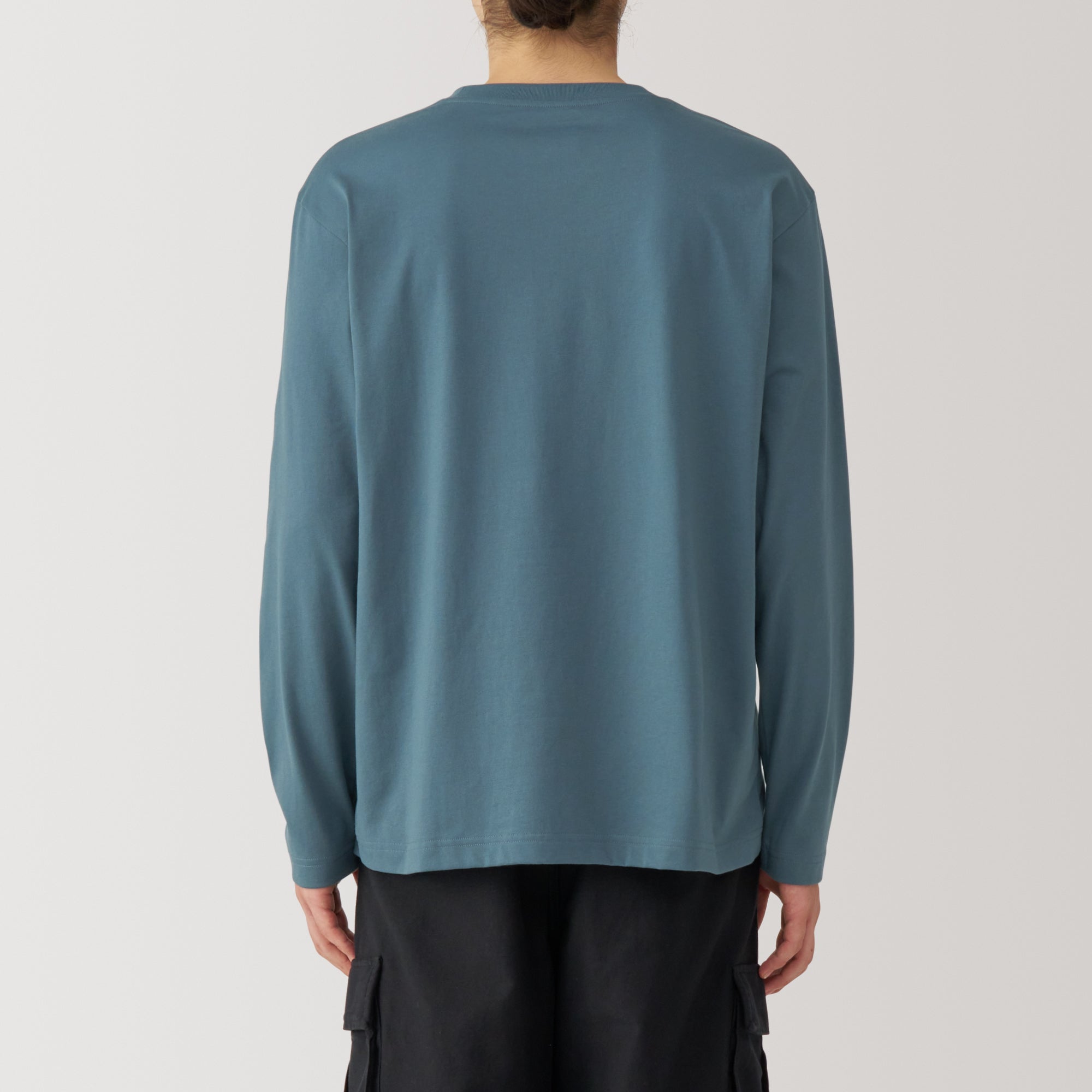 Men's Jersey Crew Neck Long Sleeve T-Shirt