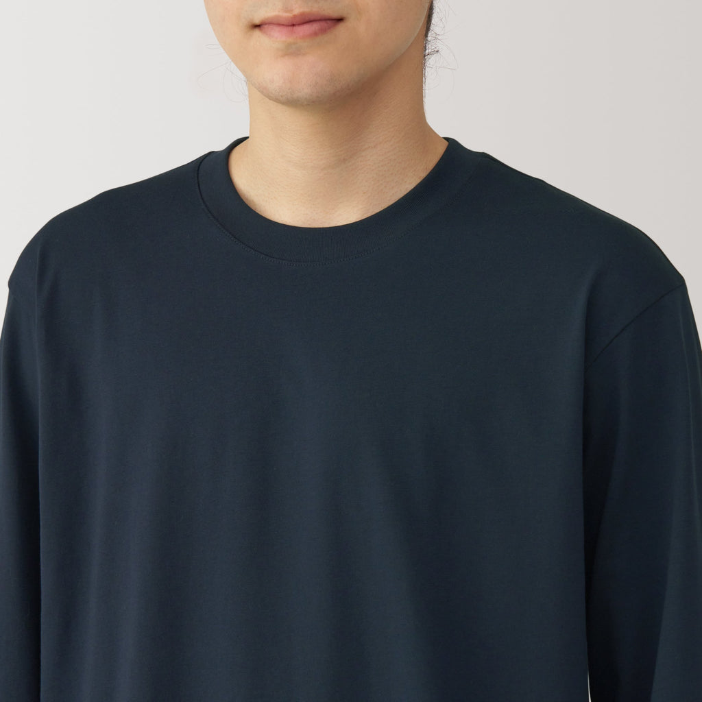 Men's Jersey Crew Neck Long Sleeve T-Shirt