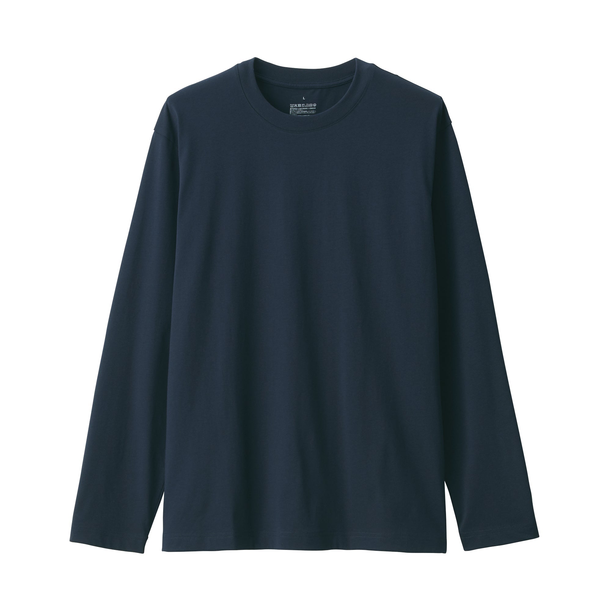 Men's Jersey Crew Neck Long Sleeve T-Shirt