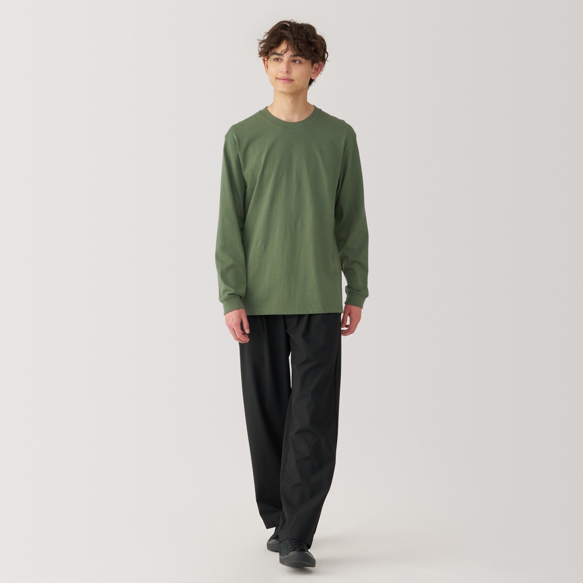 Men's Washed Heavy Weight Crew Neck T-Shirt