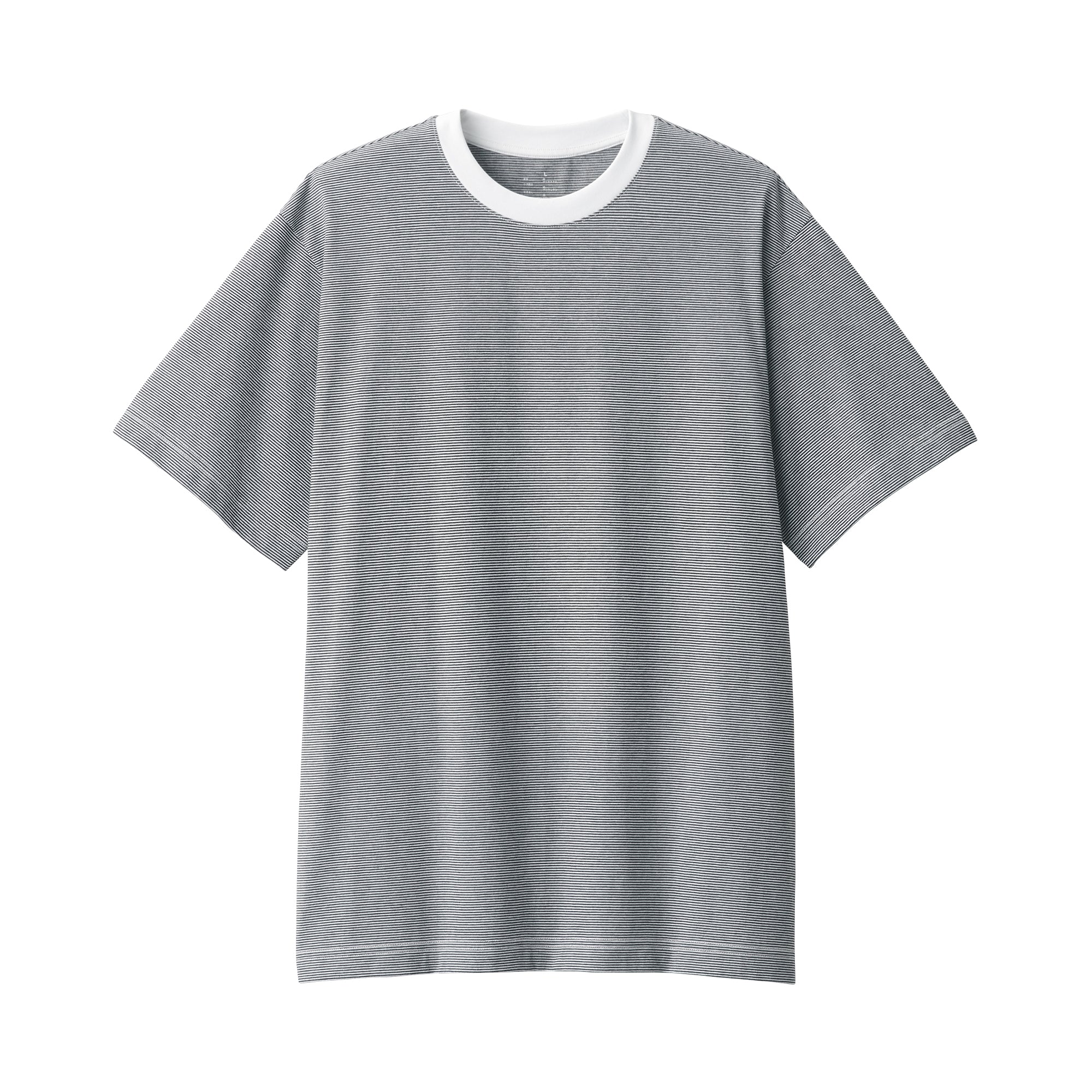 Men's Jersey Crew Neck Short Sleeve Striped T-Shirt