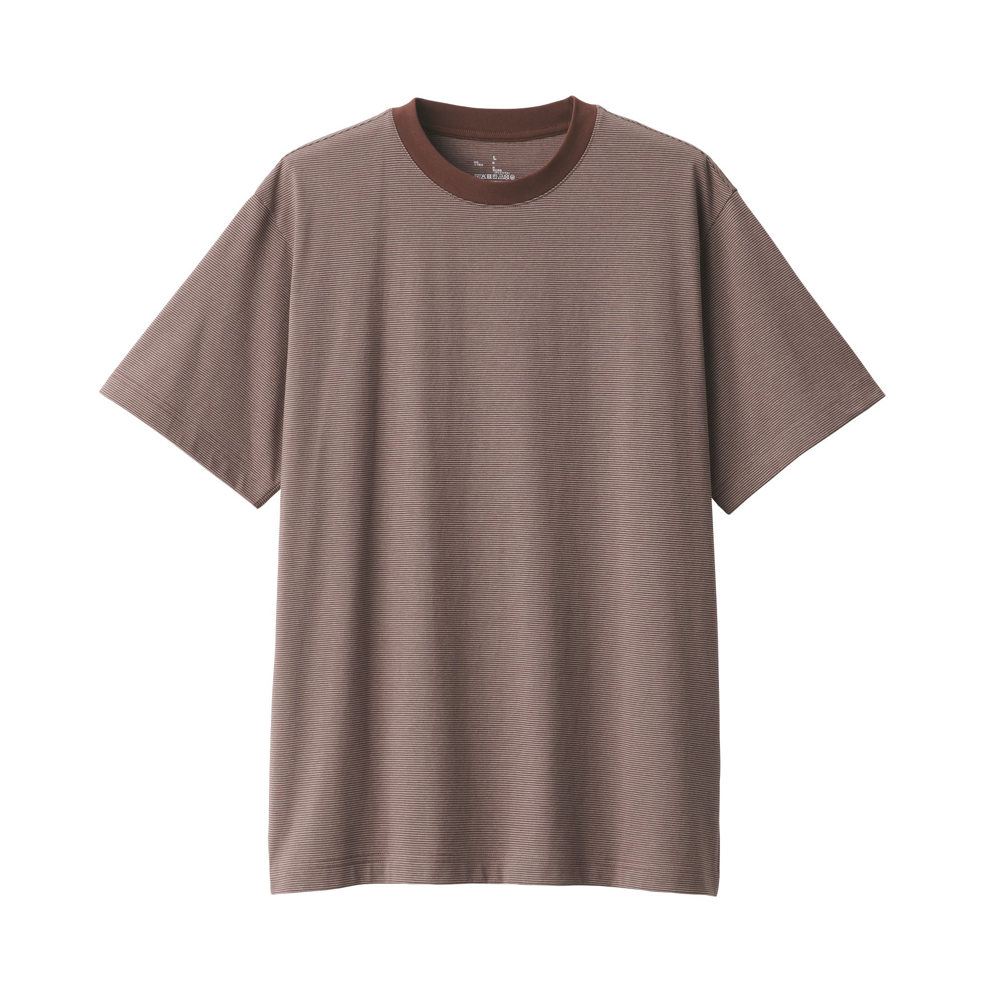 Men's Jersey Crew Neck Short Sleeve Striped T-Shirt