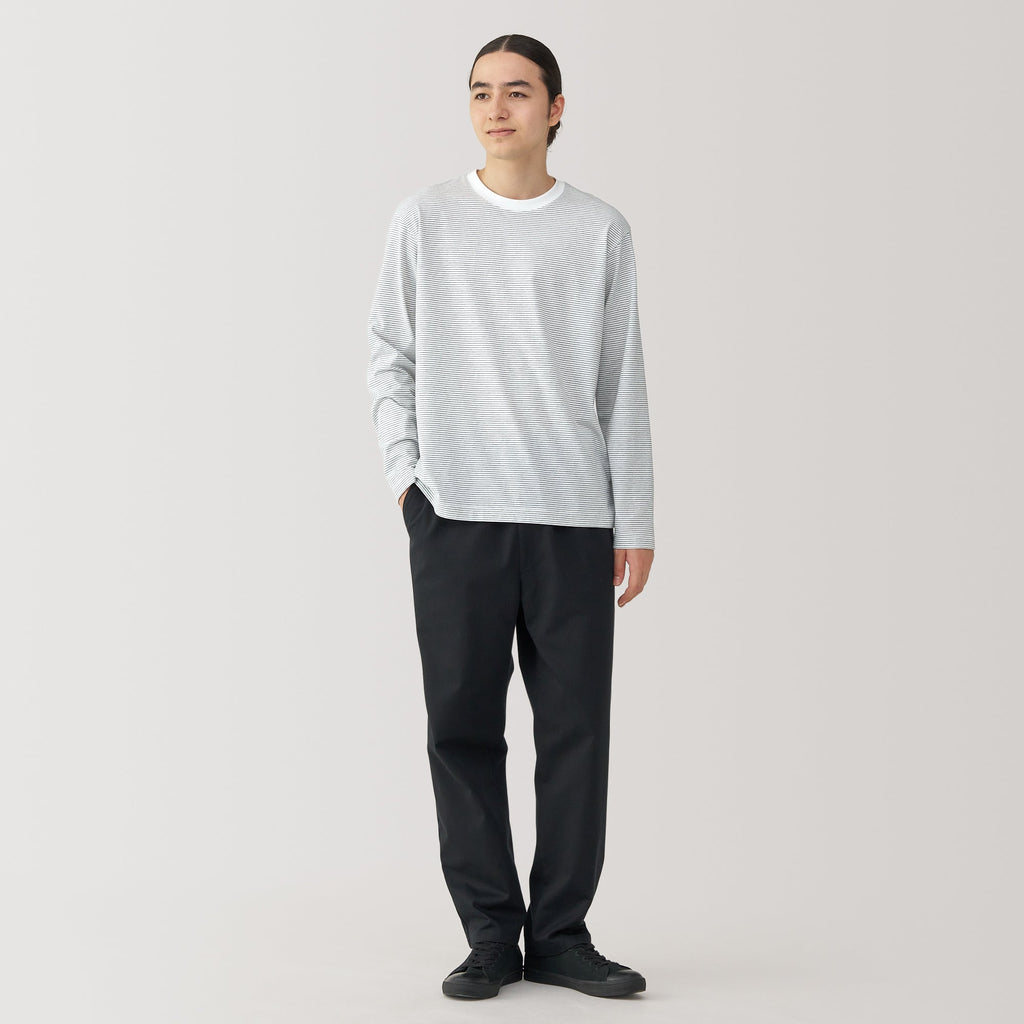 Men's Jersey Crewneck Striped T-Shirt
