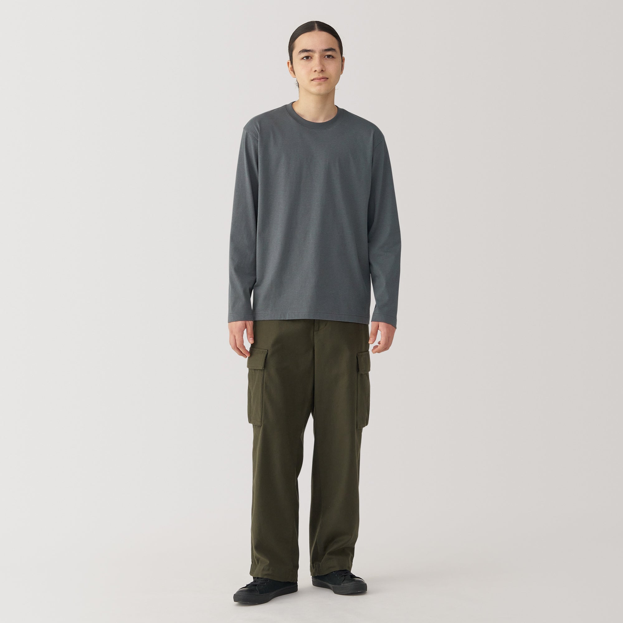Men's Jersey Crewneck Striped T-Shirt