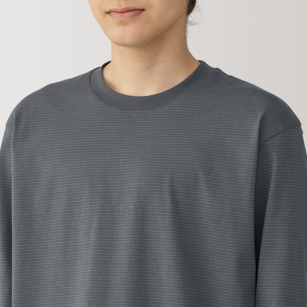 Men's Jersey Crewneck Striped T-Shirt