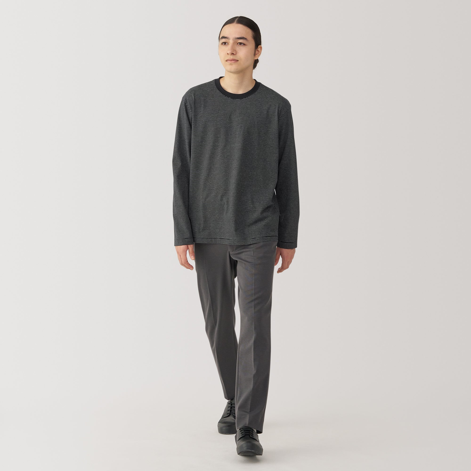 Men's Jersey Crewneck Striped T-Shirt