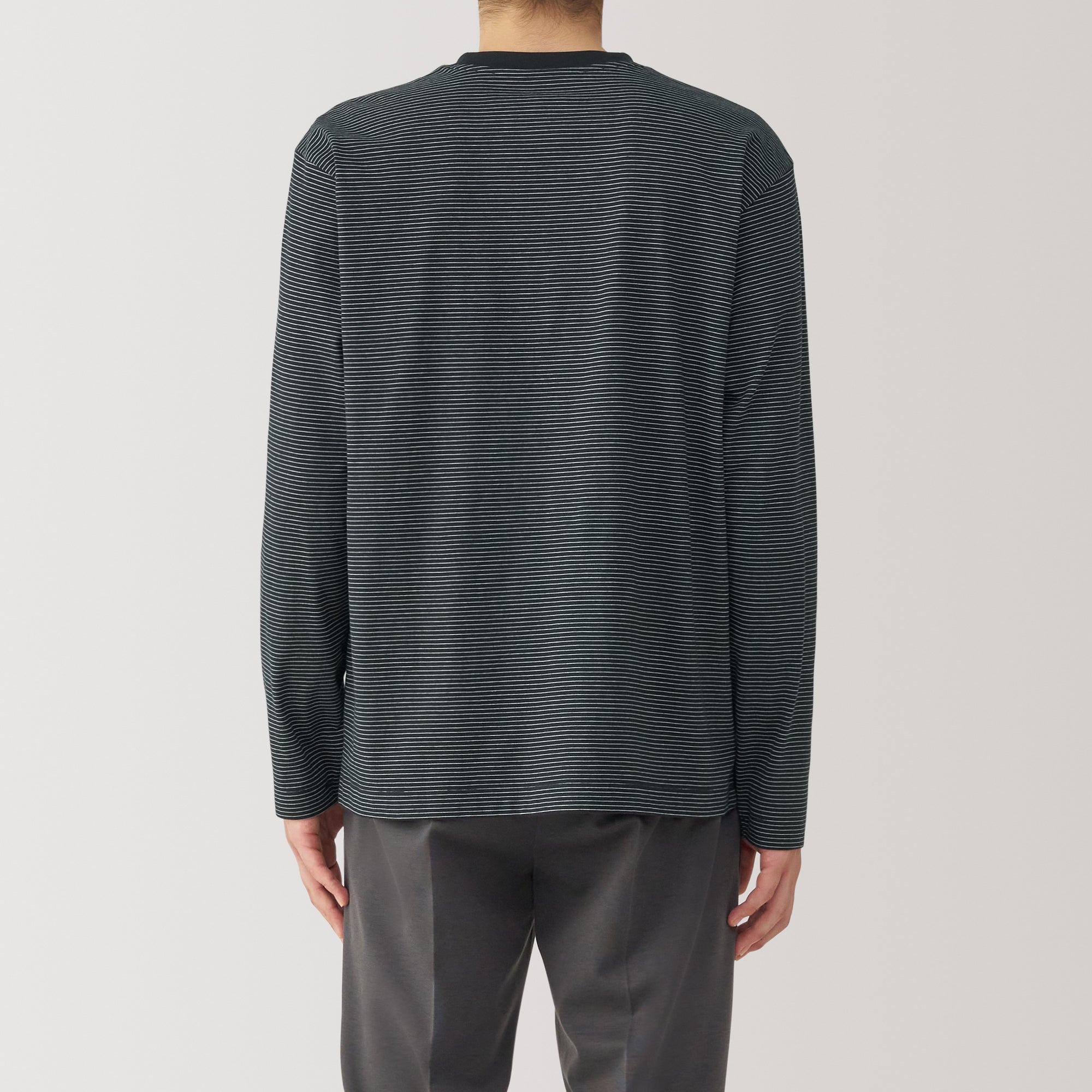 Men's Jersey Crewneck Striped T-Shirt