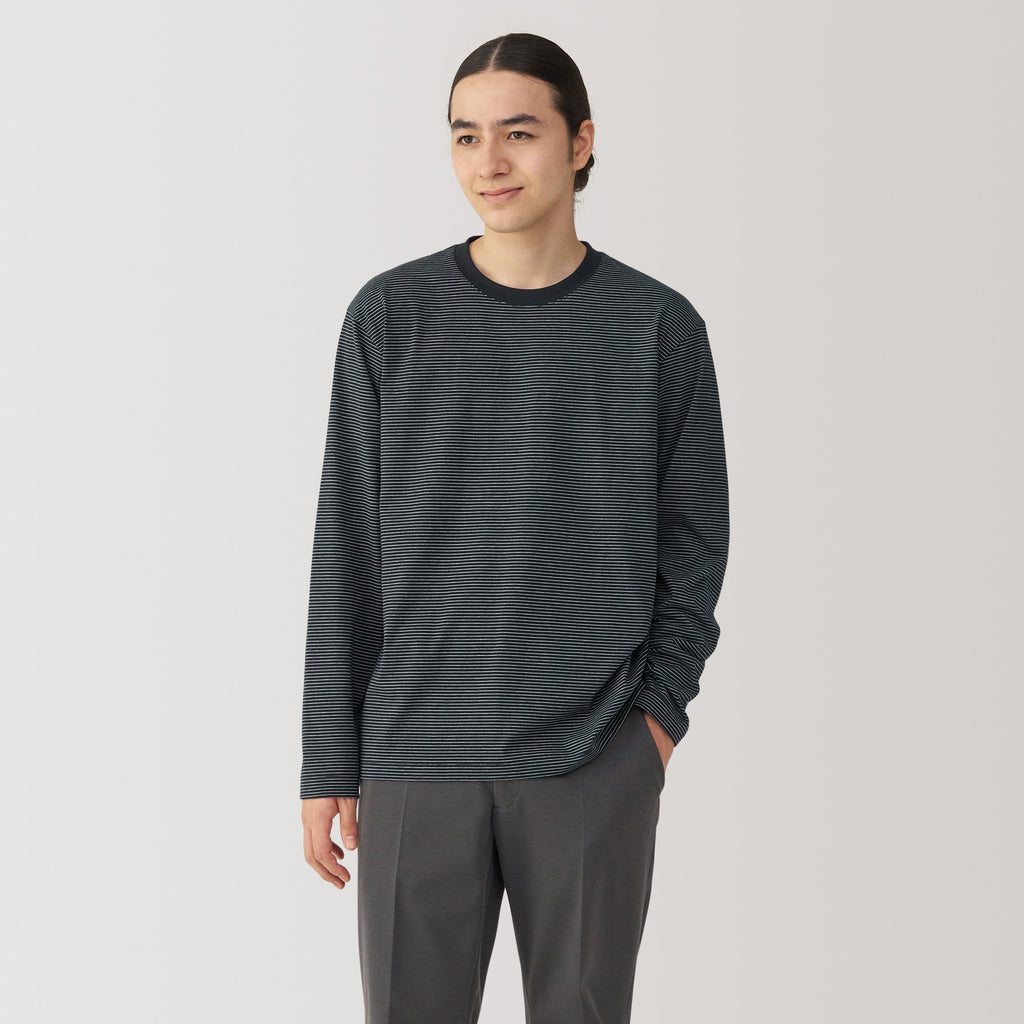 Men's Jersey Crewneck Striped T-Shirt