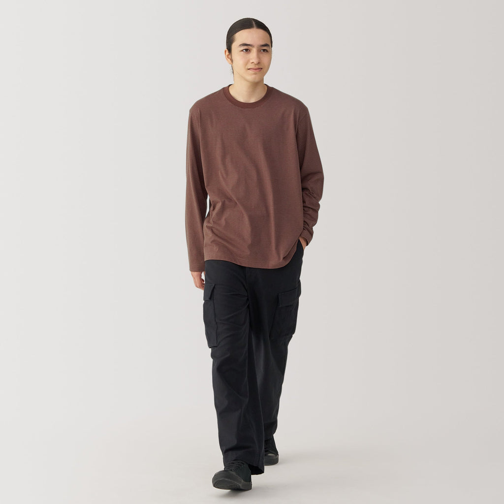 Men's Jersey Crewneck Striped T-Shirt