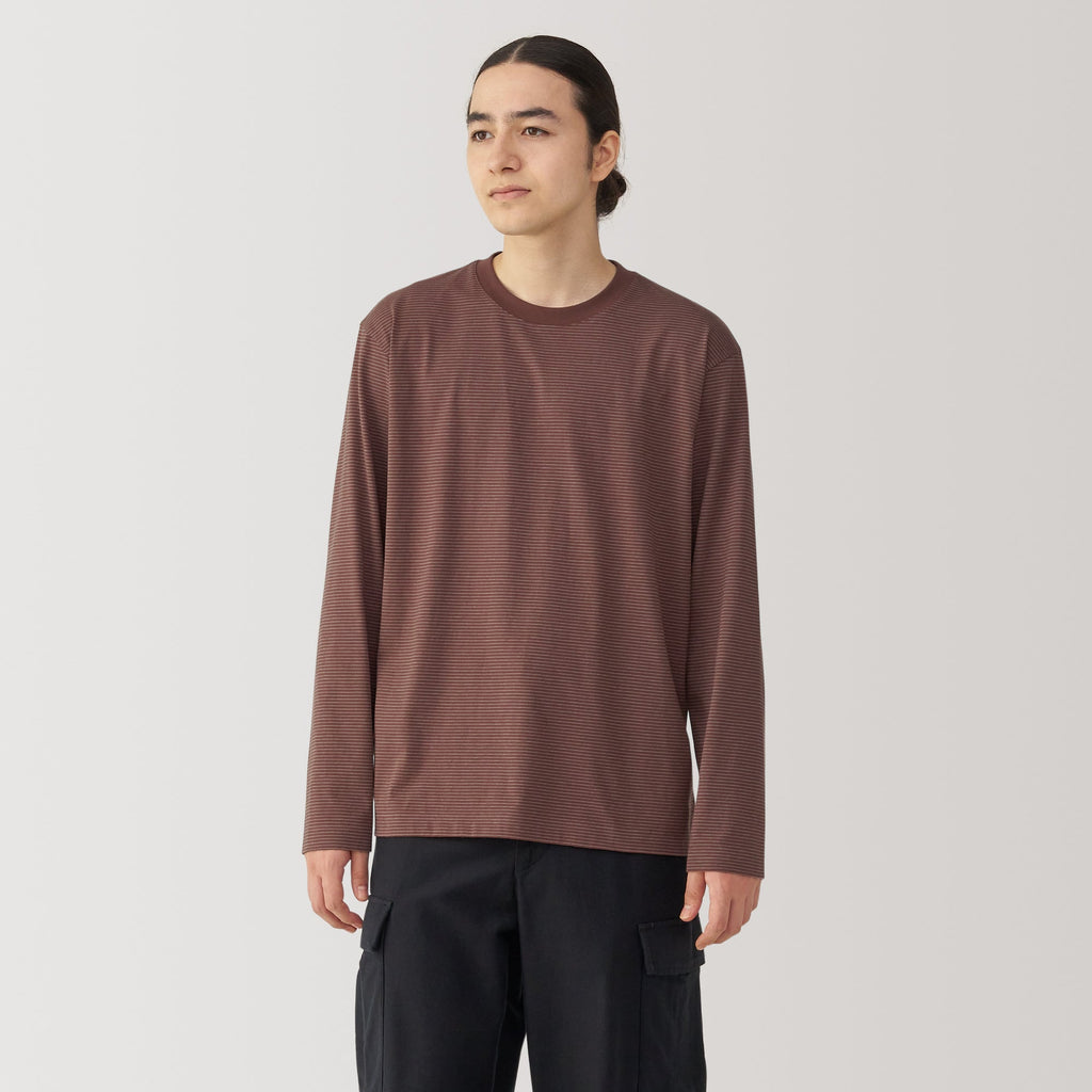 Men's Jersey Crewneck Striped T-Shirt