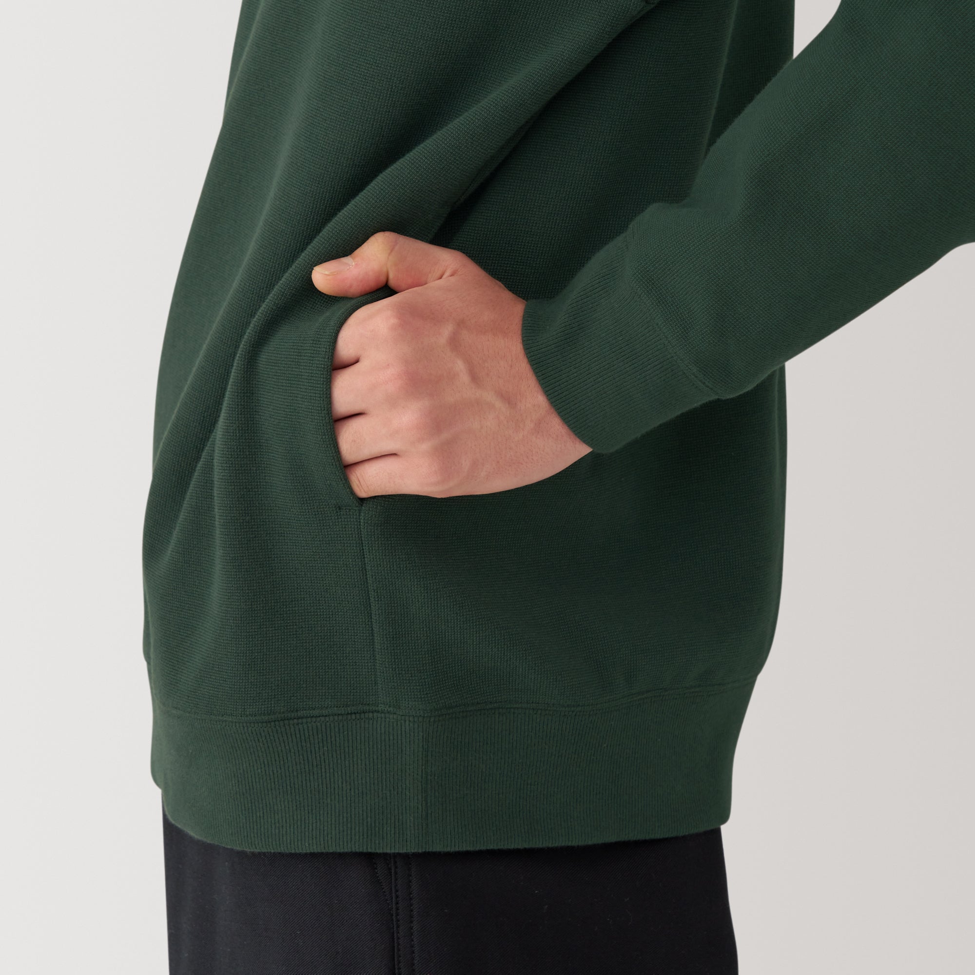 Men's Double Knit Half-Zip Pullover
