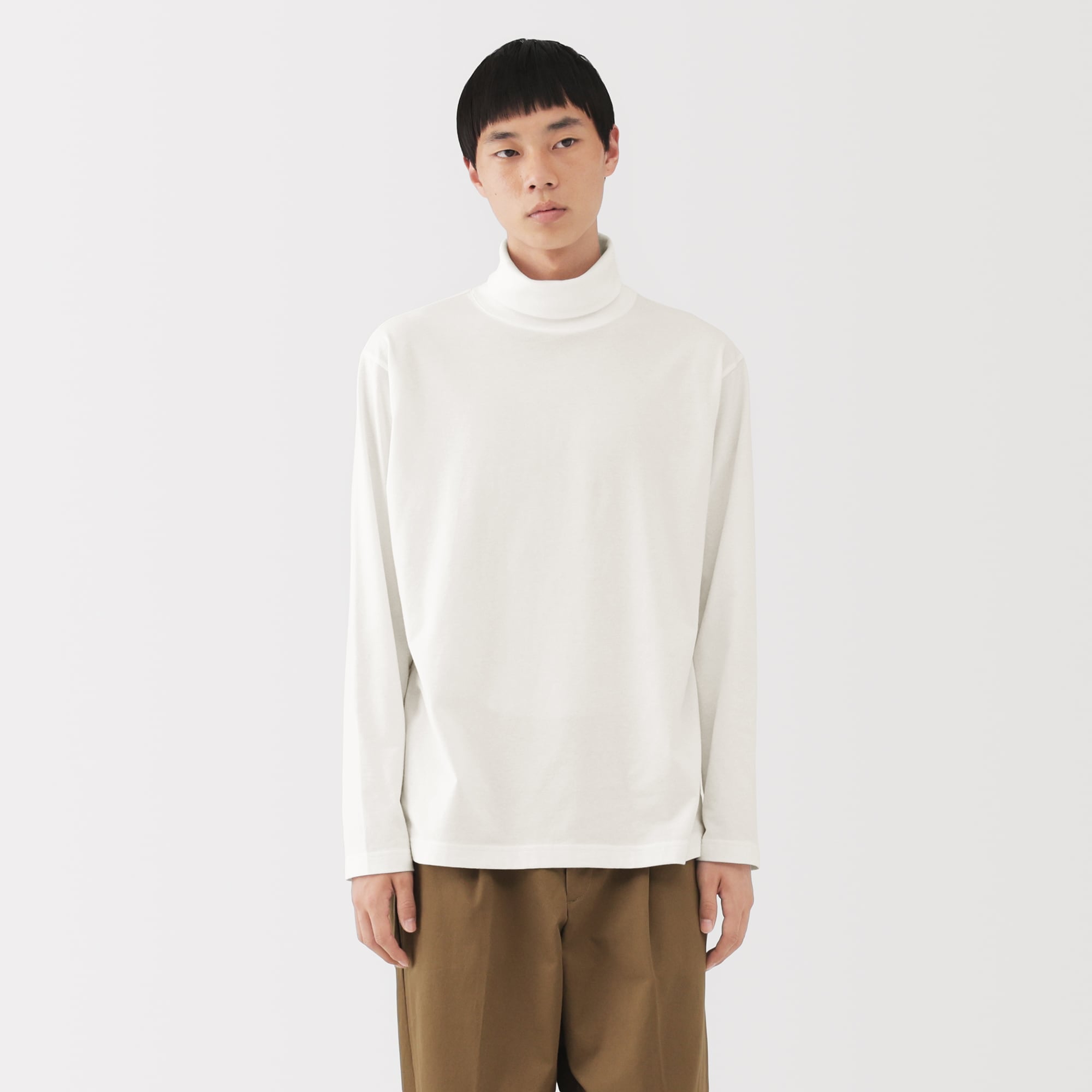 Men's Brushed Turtleneck T-Shirt