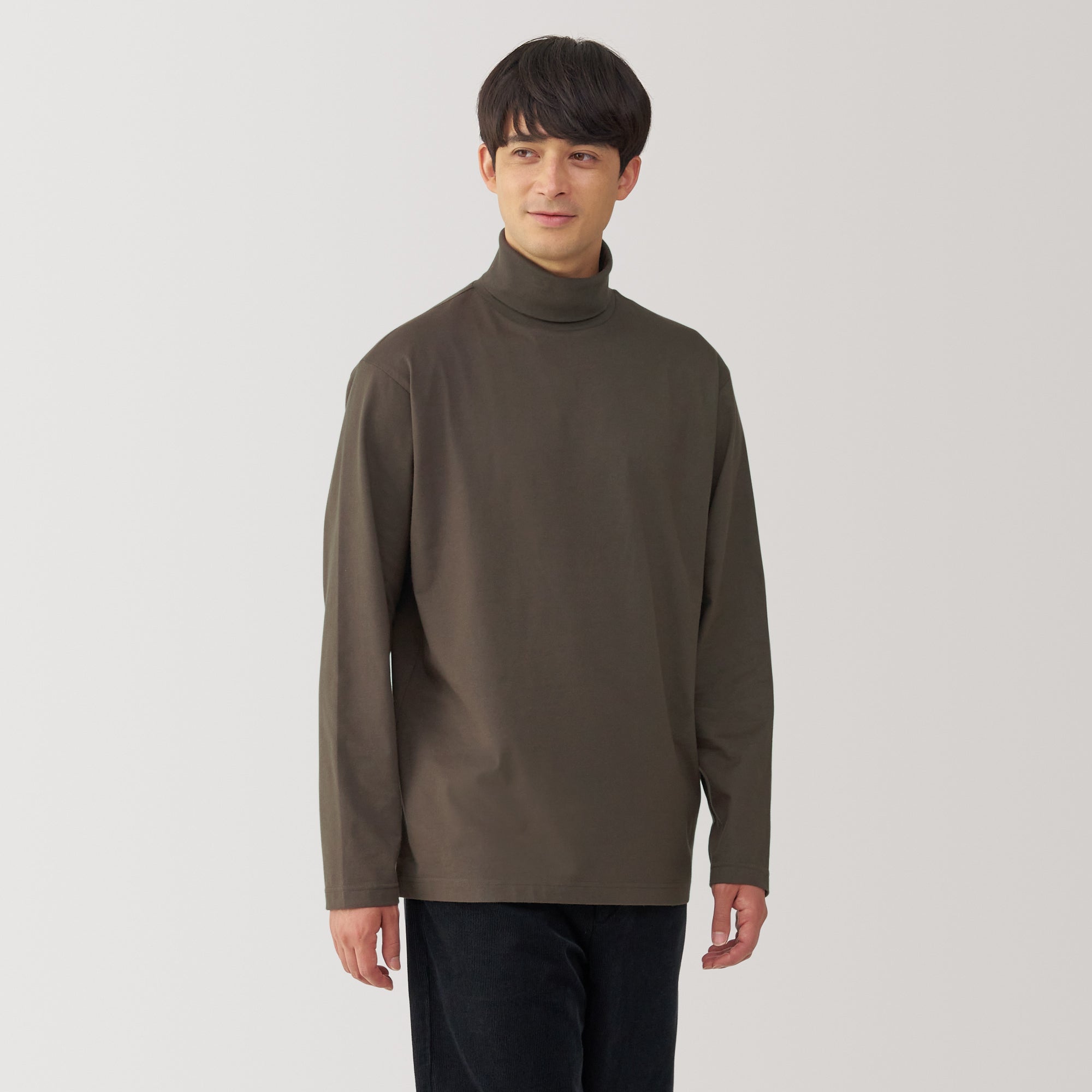 Men's Brushed Turtleneck T-Shirt