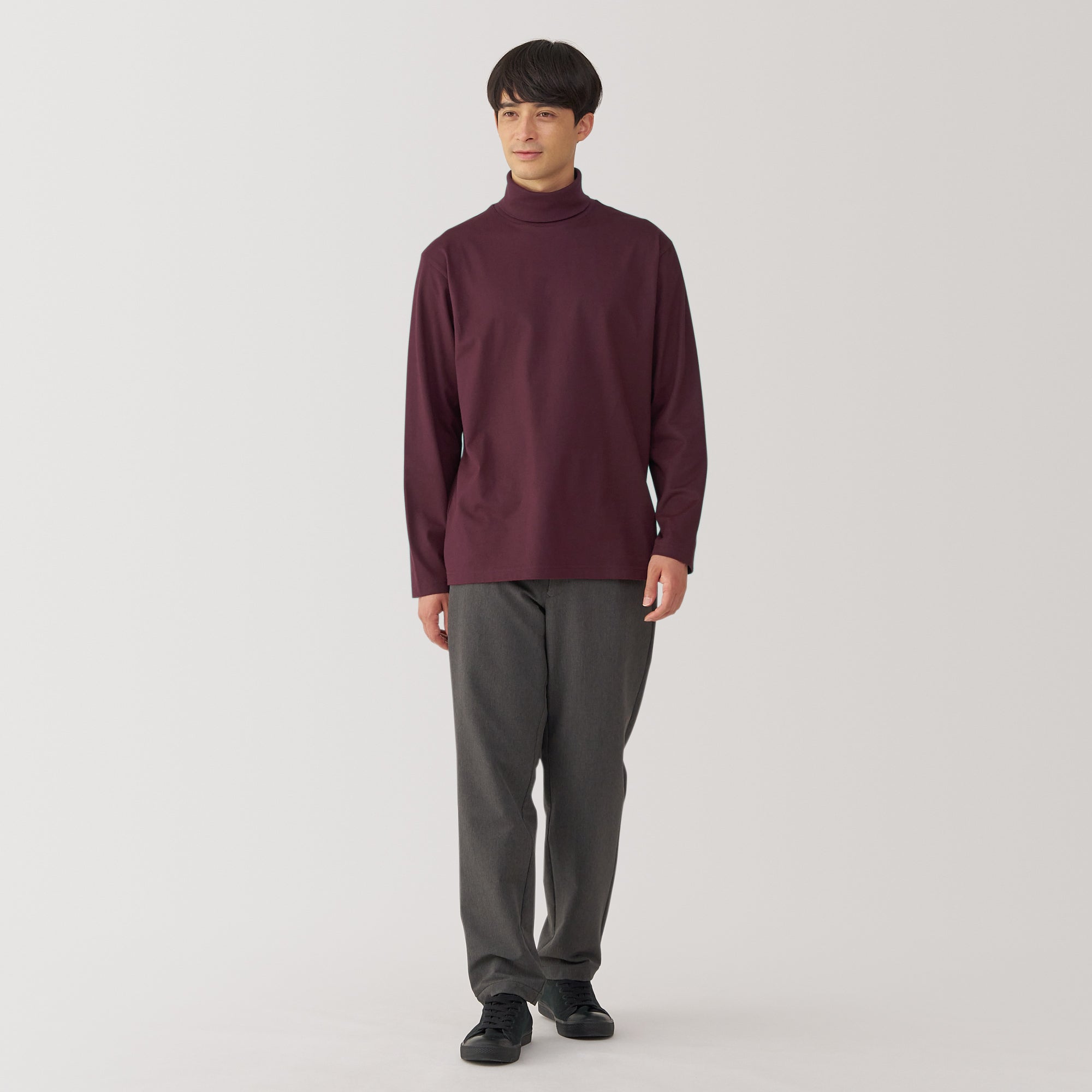 Men's Brushed Turtleneck T-Shirt