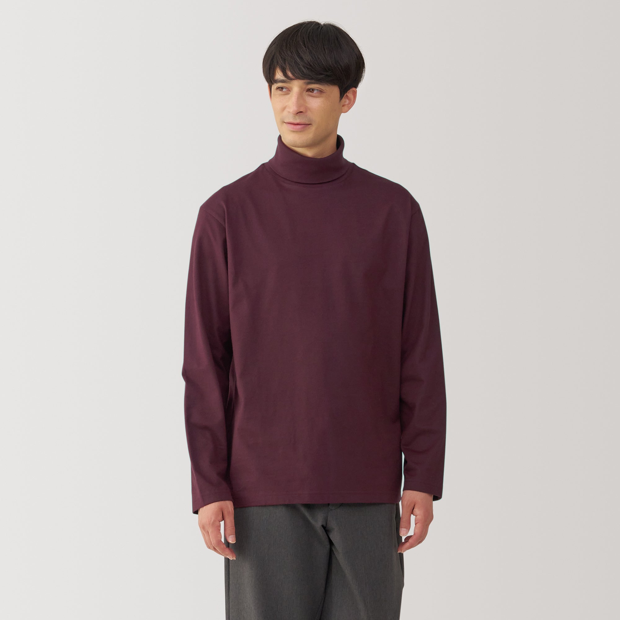 Men's Brushed Turtleneck T-Shirt
