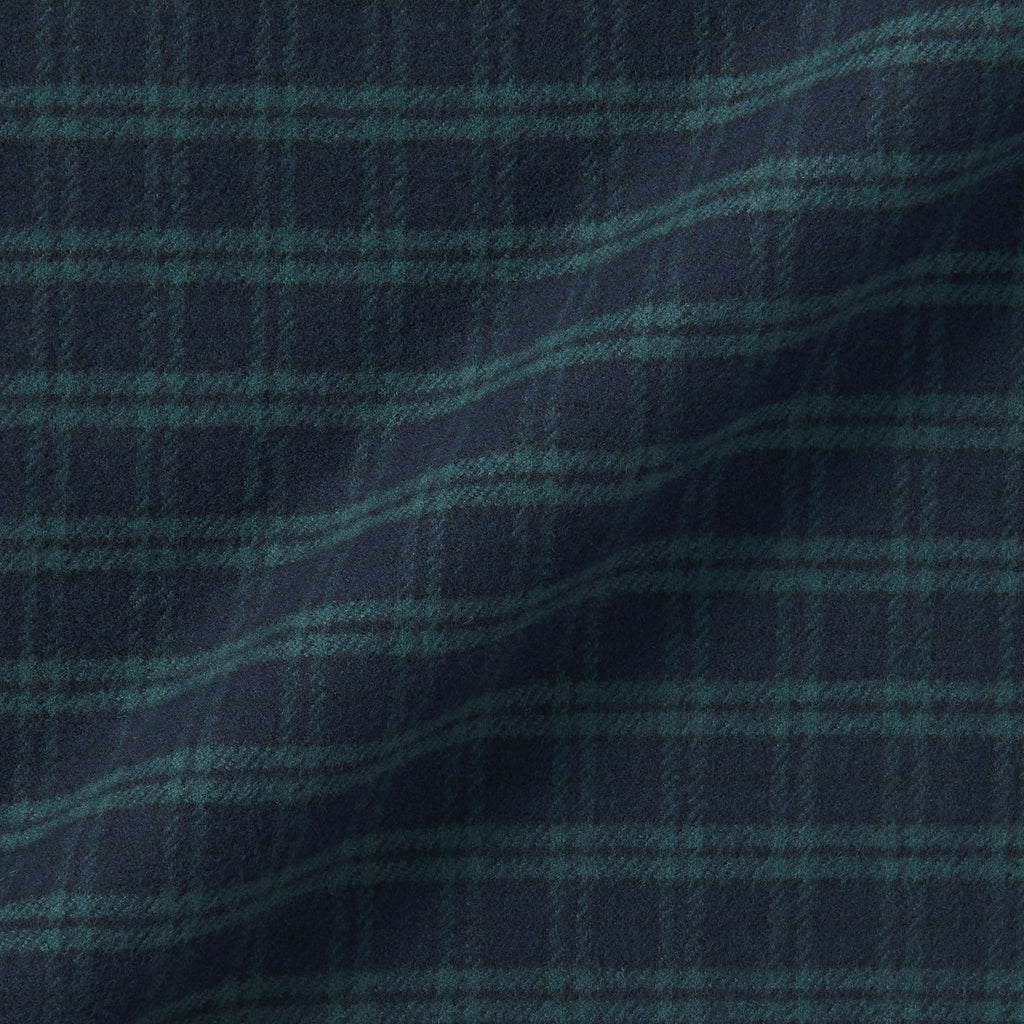Women's Flannel Stand Collar Blouse